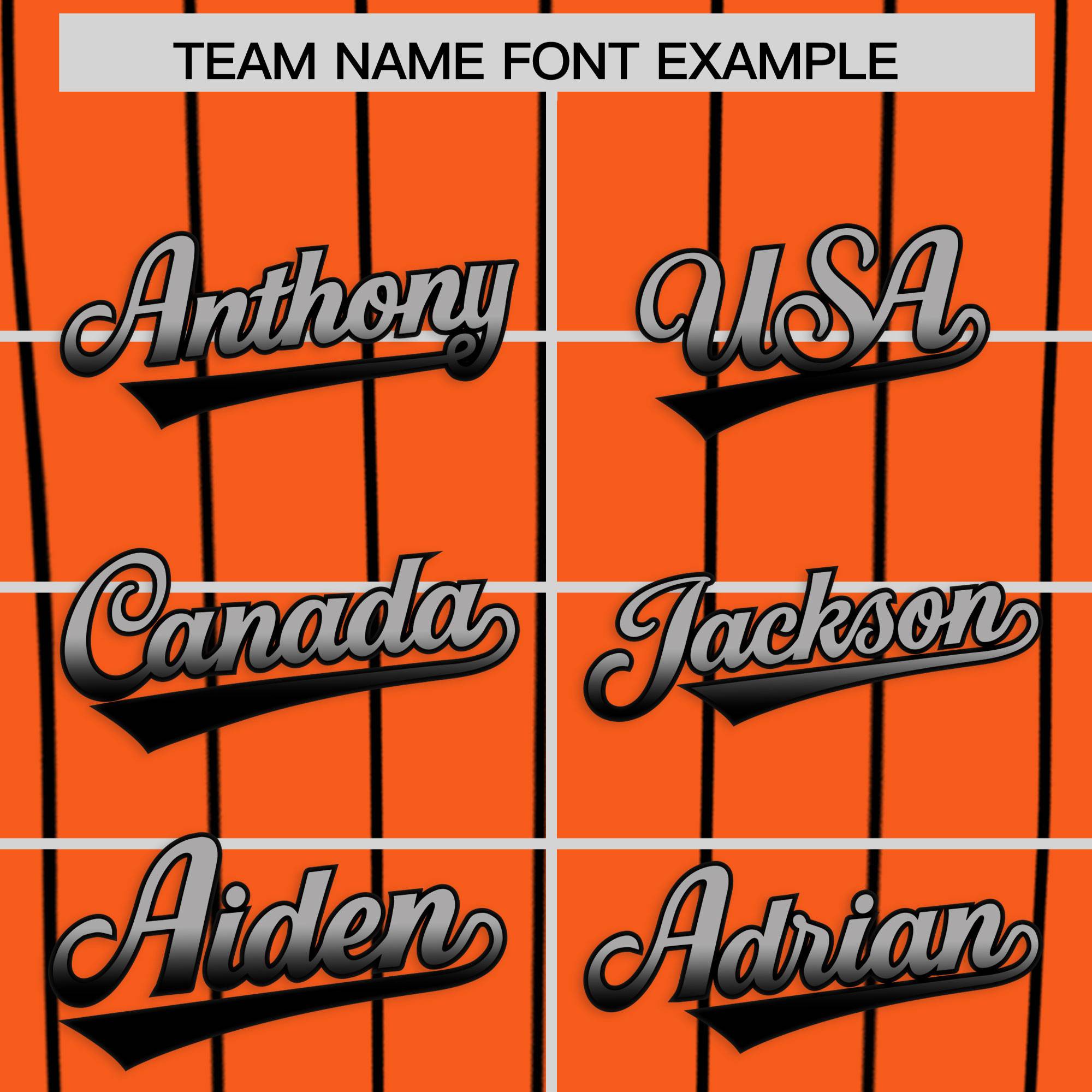 Custom Orange Baltimore City Silhouette Authentic Baseball Jersey| KXKSHOP