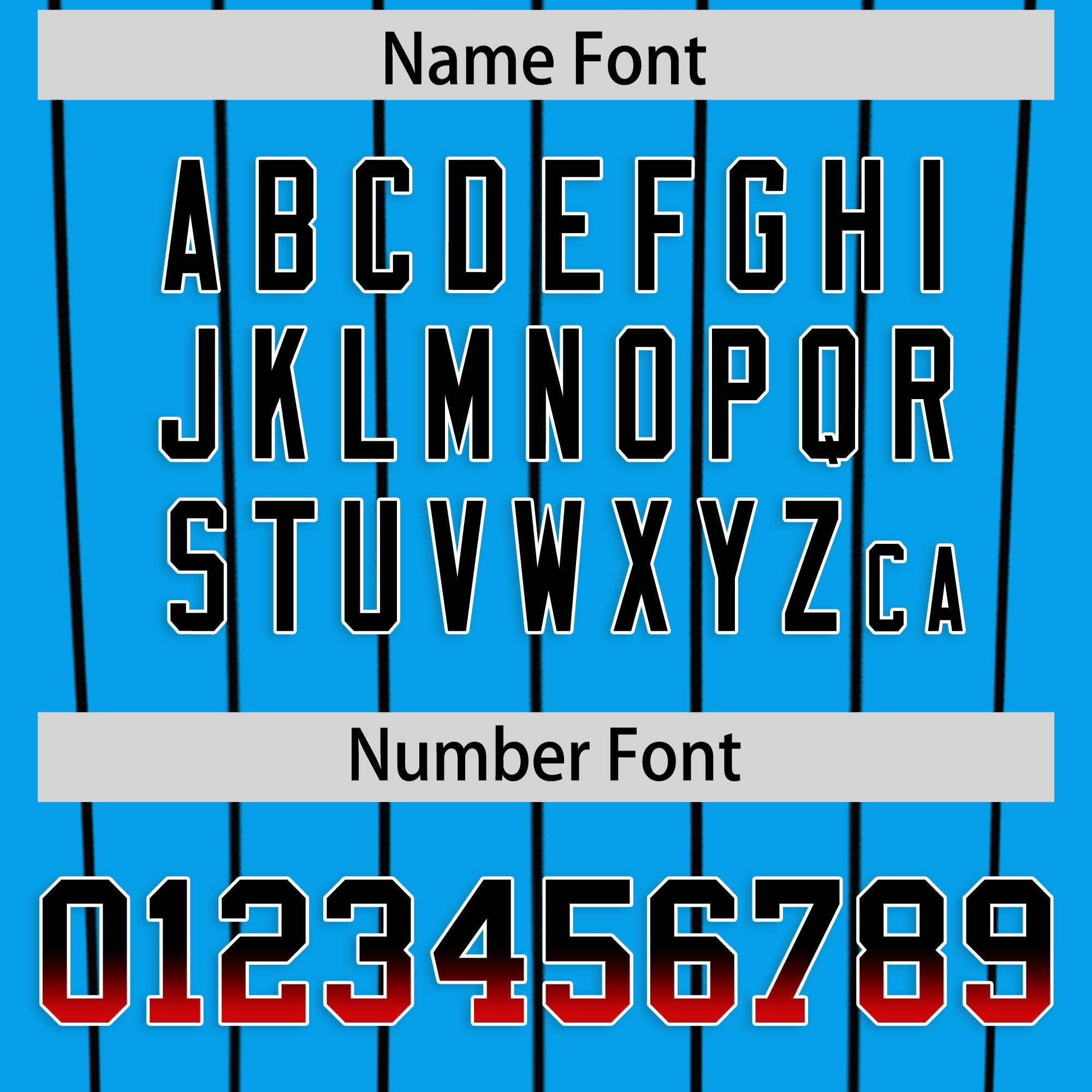 Custom Light Blue Miami City Silhouette Authentic Baseball Jersey| KXKSHOP