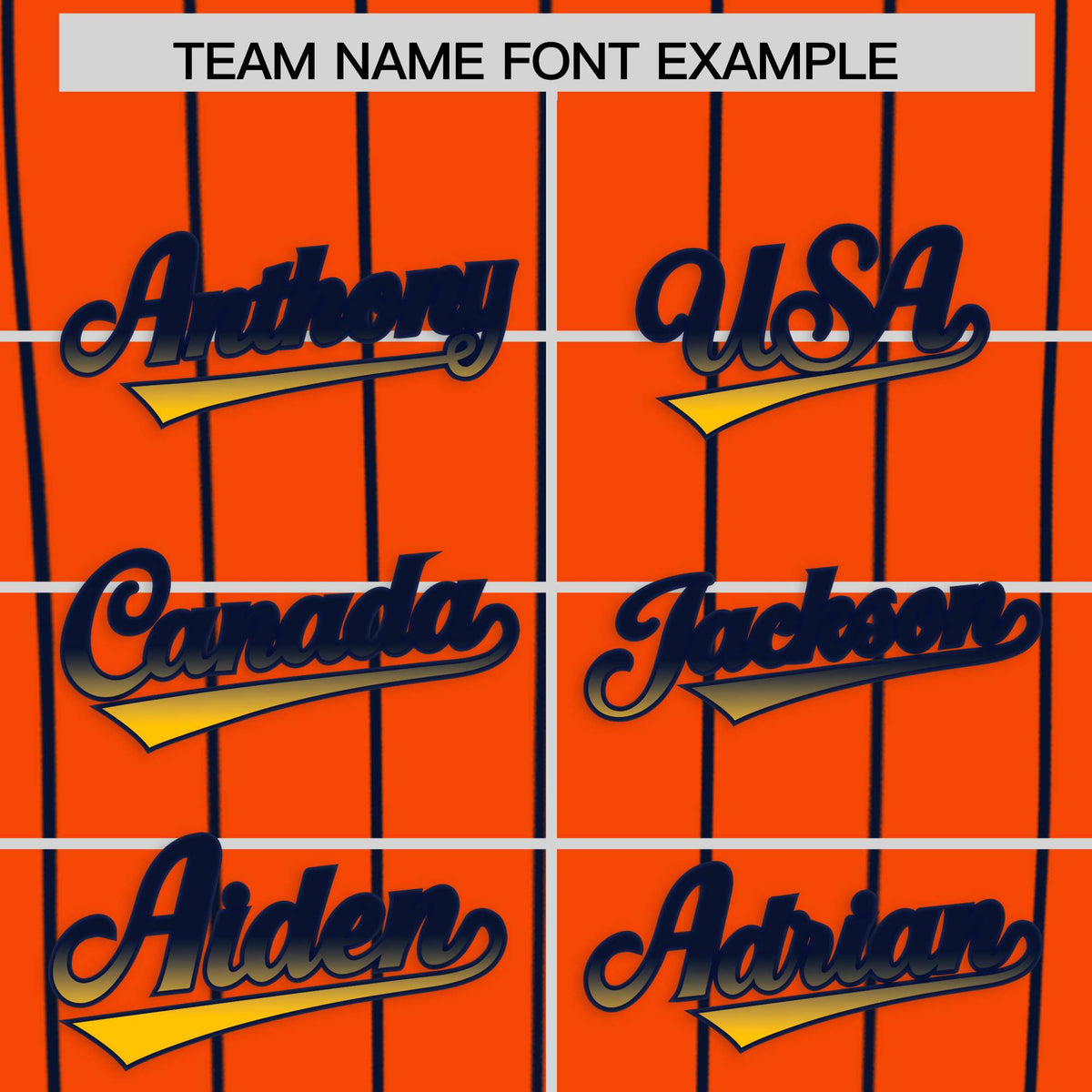 Custom Orange Houston City Silhouette Authentic Baseball Jersey| KXKSHOP