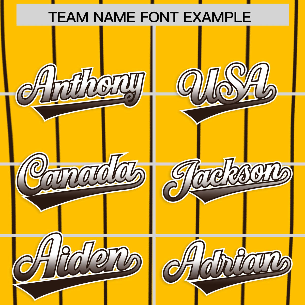 Custom Yellow San Diego City Silhouette Authentic Baseball Jersey| KXKSHOP