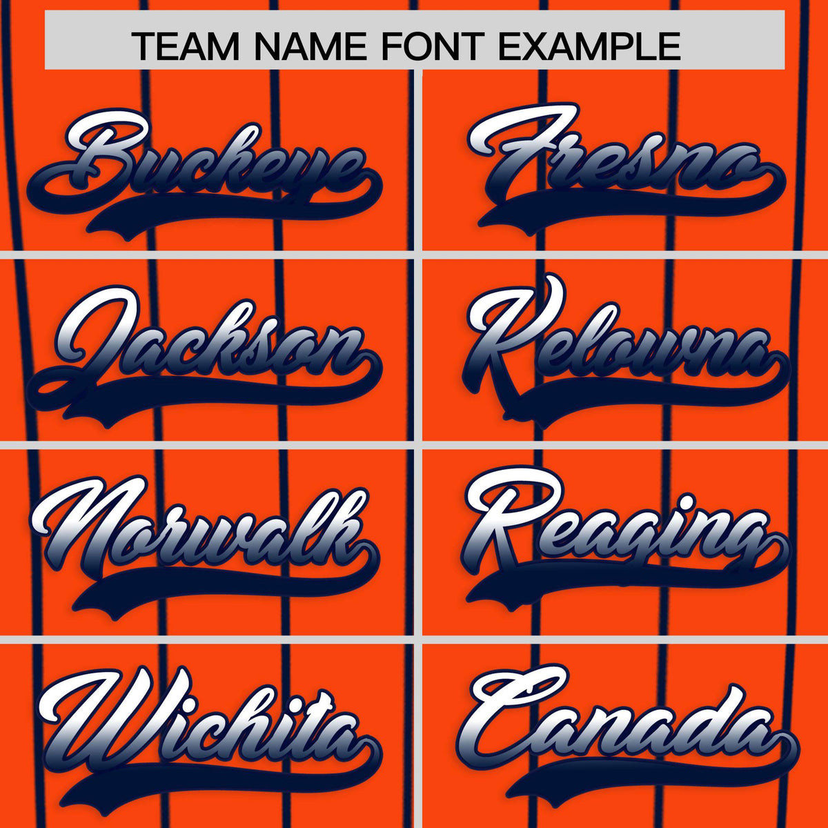 Custom Orange Detroit City Silhouette Authentic Baseball Jersey| KXKSHOP