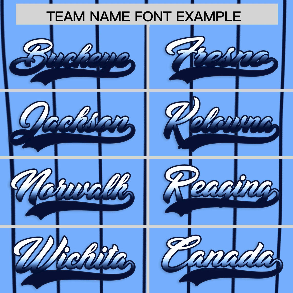 Custom Light Blue Tampa City Silhouette Authentic Baseball Jersey| KXKSHOP