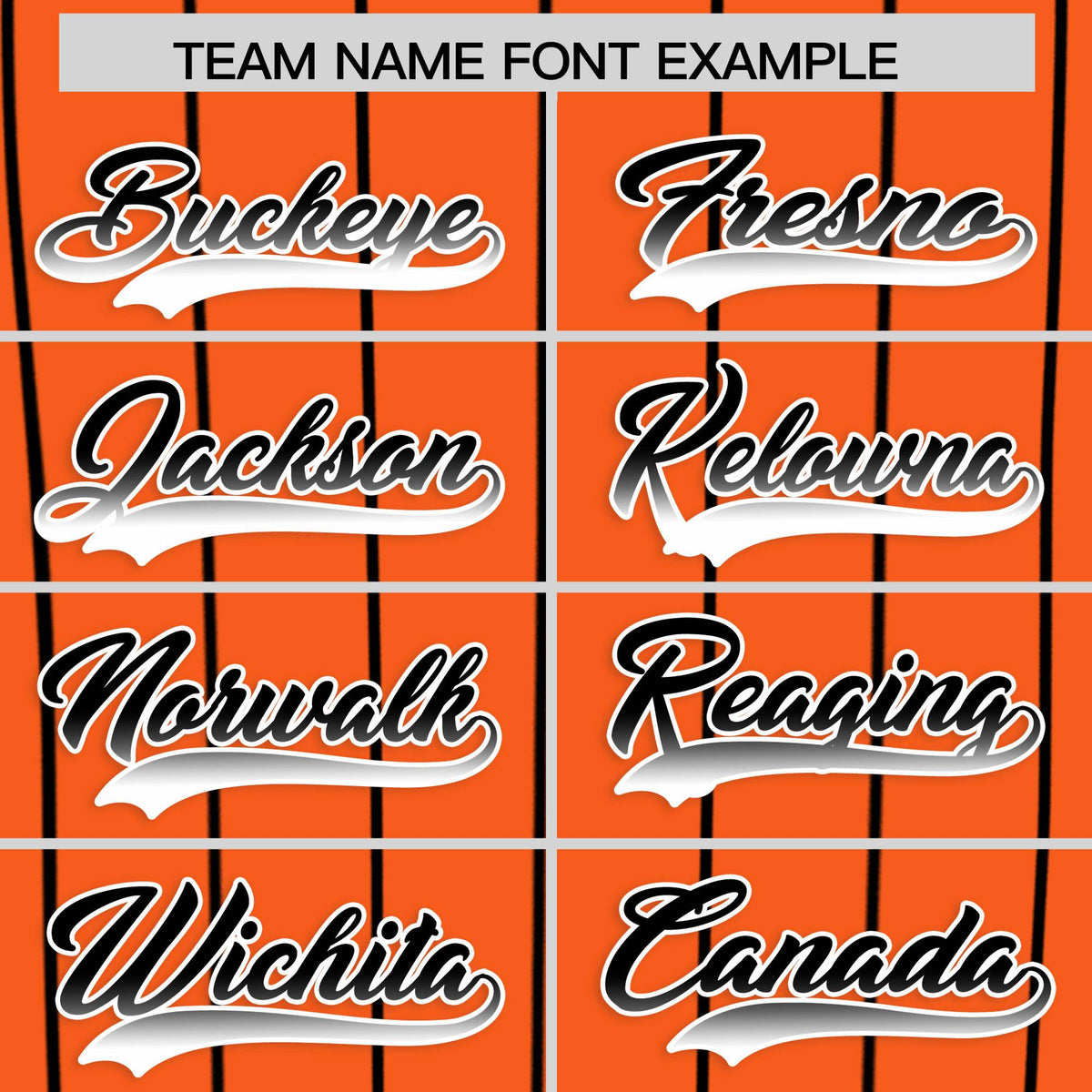 Custom Orange San-Francisco City Silhouette Authentic Baseball Jersey| KXKSHOP