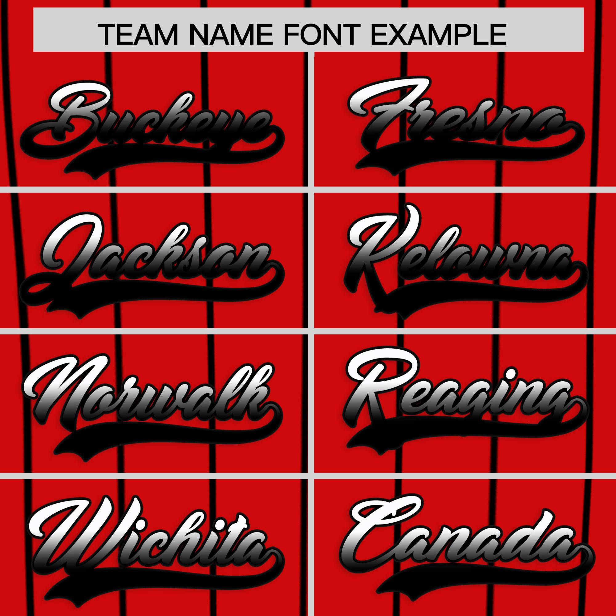 Custom Red Cincinnati City Silhouette Authentic Baseball Jersey| KXKSHOP