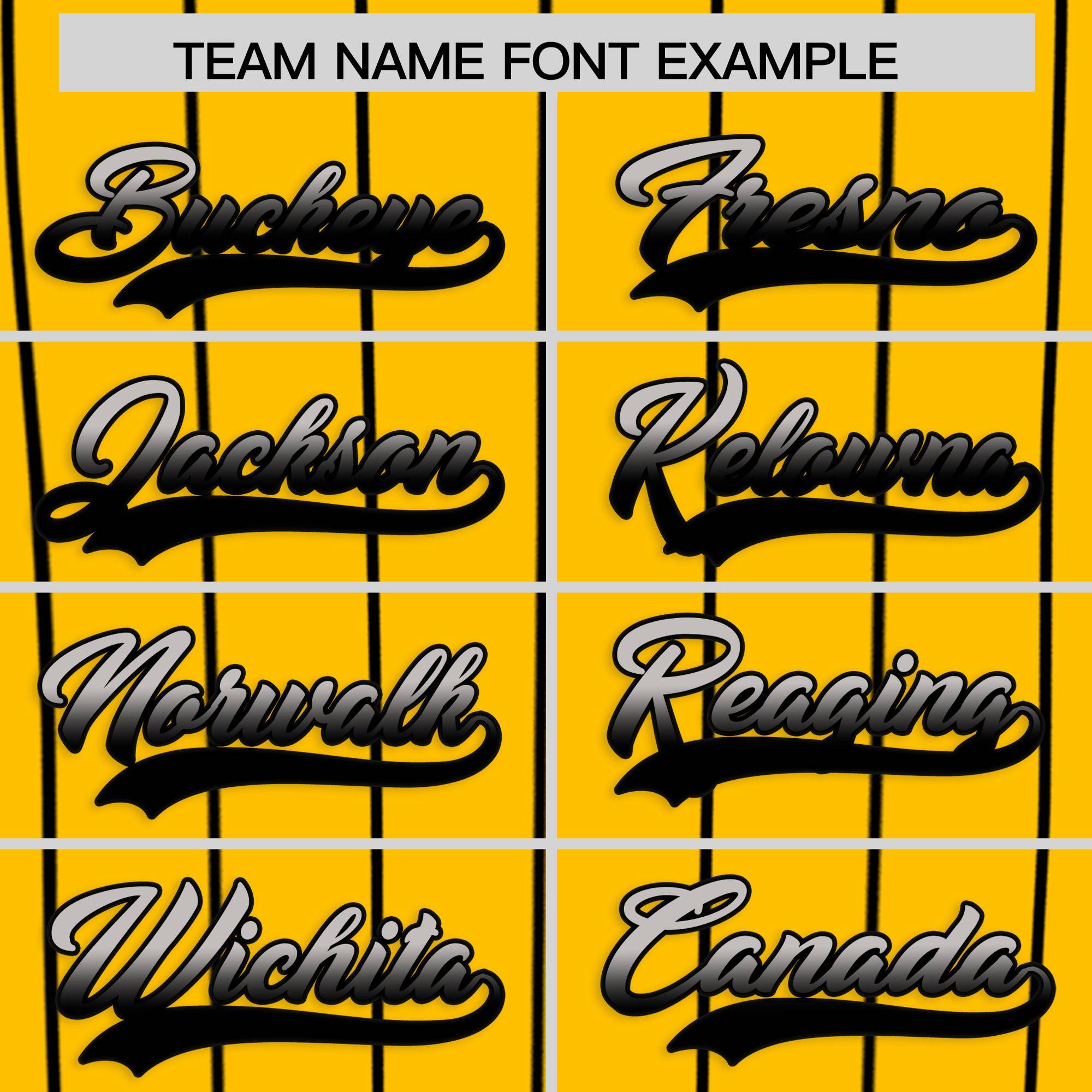 Custom Yellow Pittsburgh City Silhouette Authentic Baseball Jersey| KXKSHOP