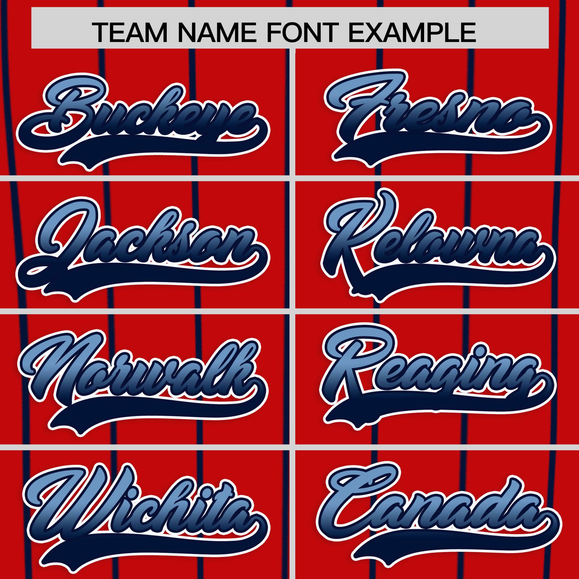 Custom Red Washington City Silhouette Authentic Baseball Jersey| KXKSHOP