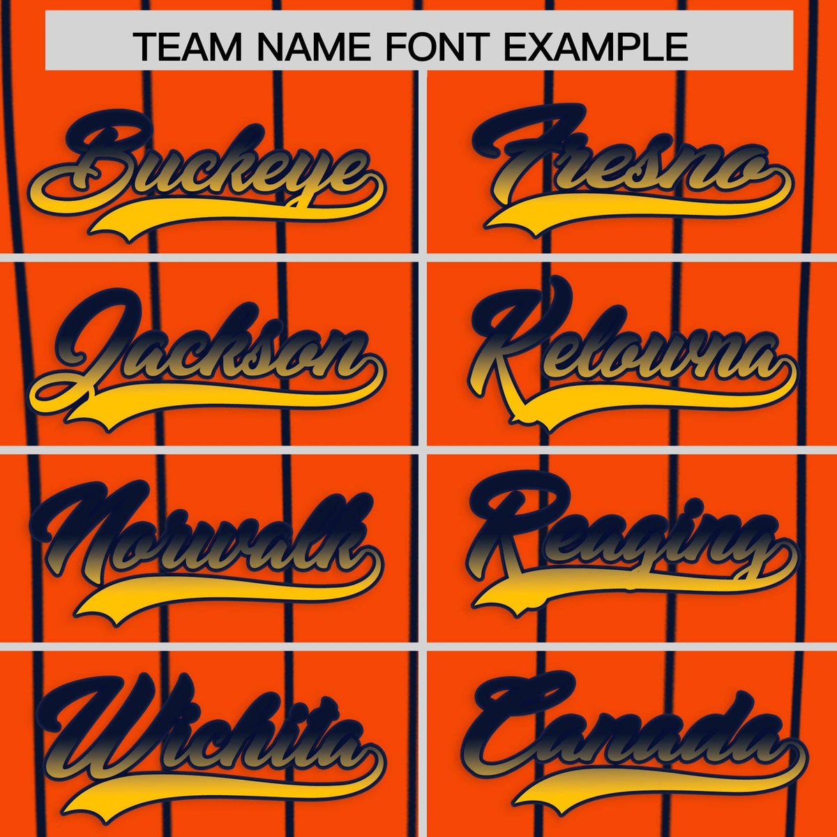 Custom Orange Houston City Silhouette Authentic Baseball Jersey| KXKSHOP