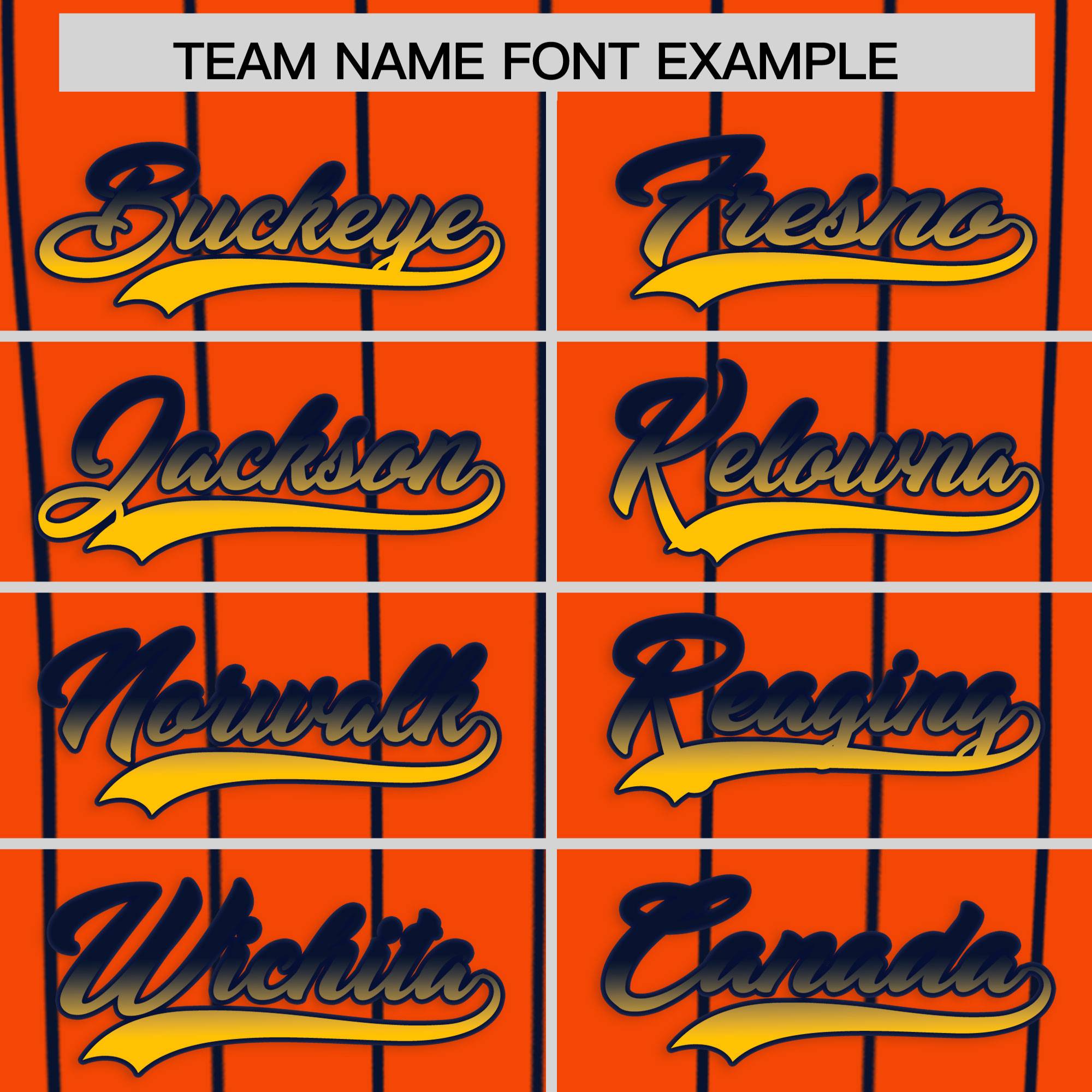 Custom Orange Houston City Silhouette Authentic Baseball Jersey| KXKSHOP