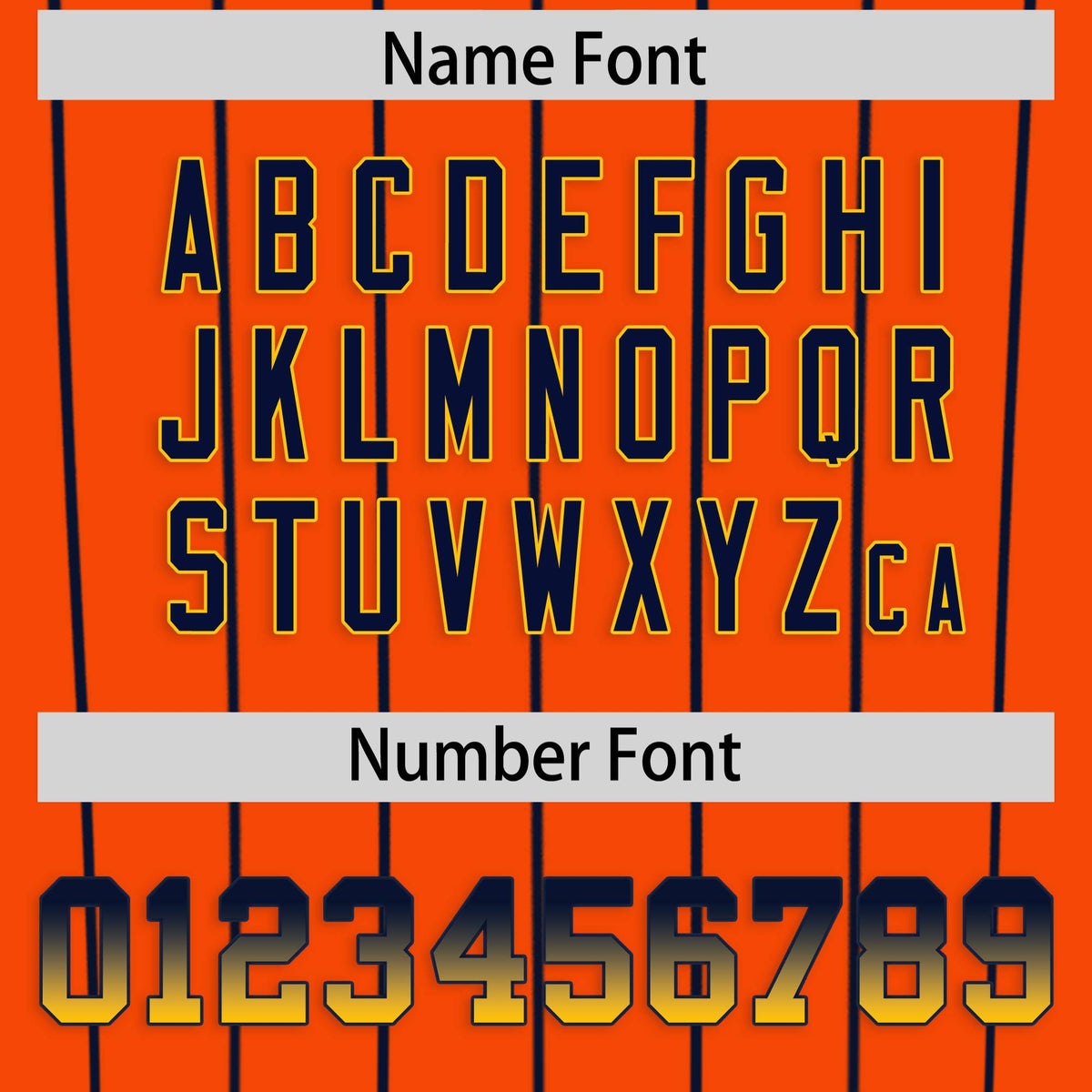 Custom Orange Houston City Silhouette Authentic Baseball Jersey| KXKSHOP