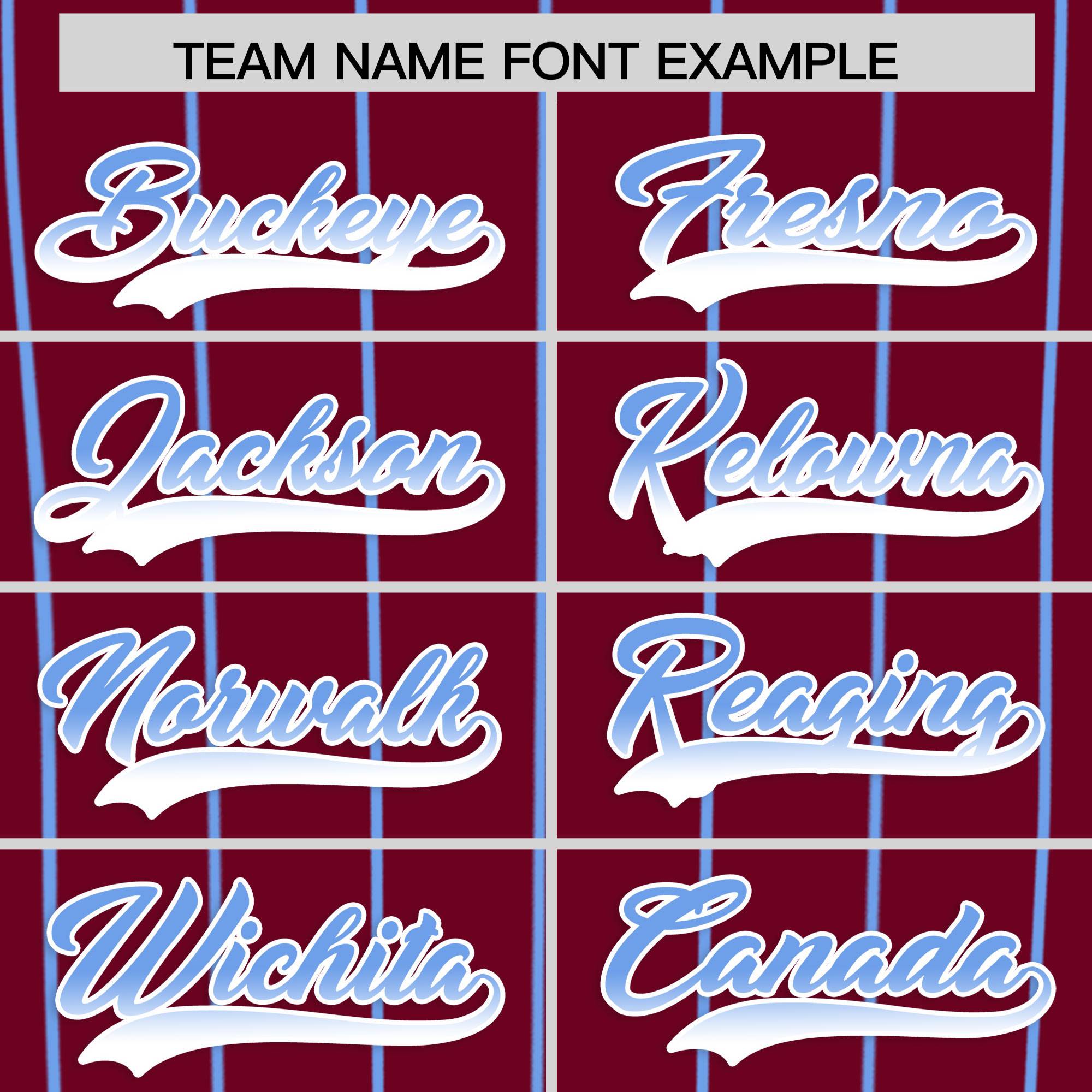 Custom Crimson Philadelphia City Silhouette Authentic Baseball Jersey| KXKSHOP