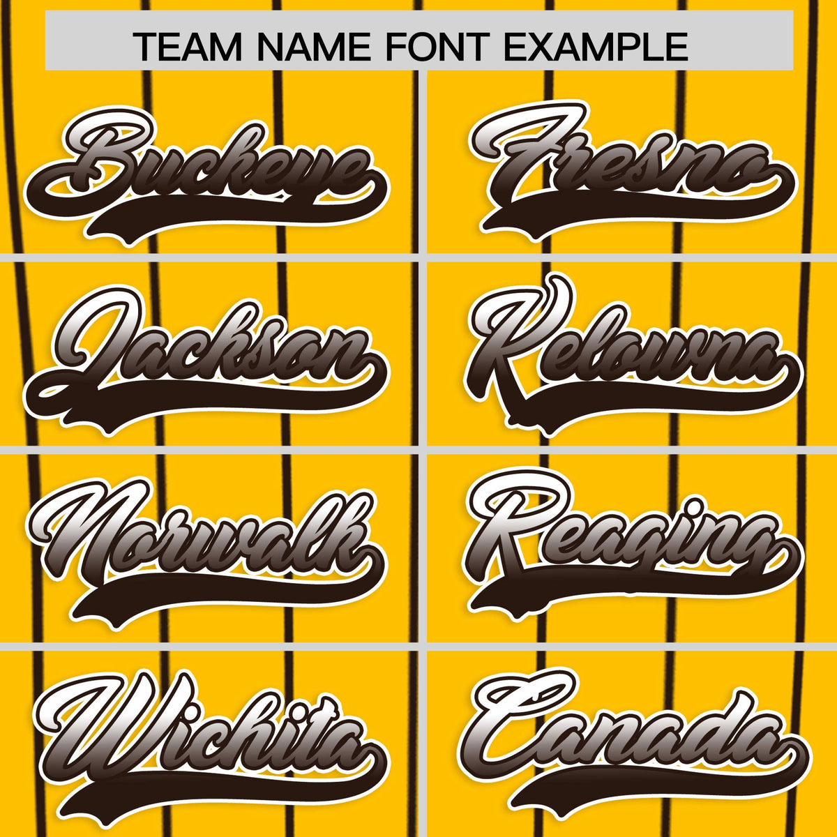 Custom Yellow San Diego City Silhouette Authentic Baseball Jersey| KXKSHOP