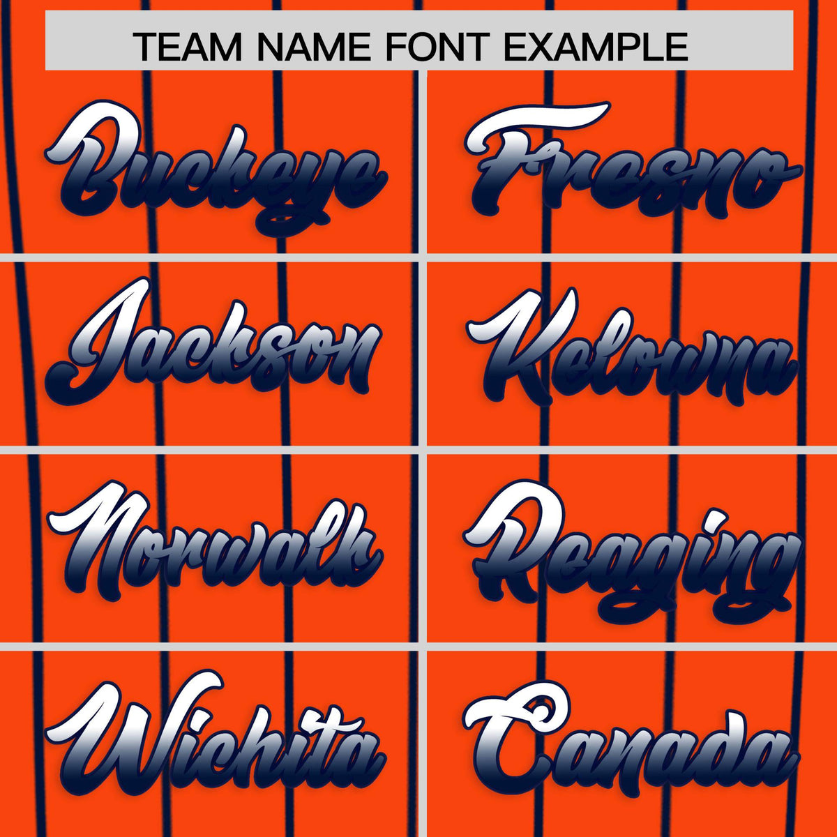 Custom Orange Detroit City Silhouette Authentic Baseball Jersey| KXKSHOP