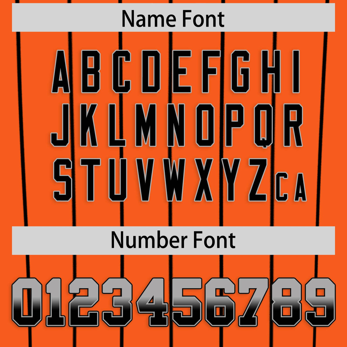 Custom Orange Baltimore City Silhouette Authentic Baseball Jersey| KXKSHOP