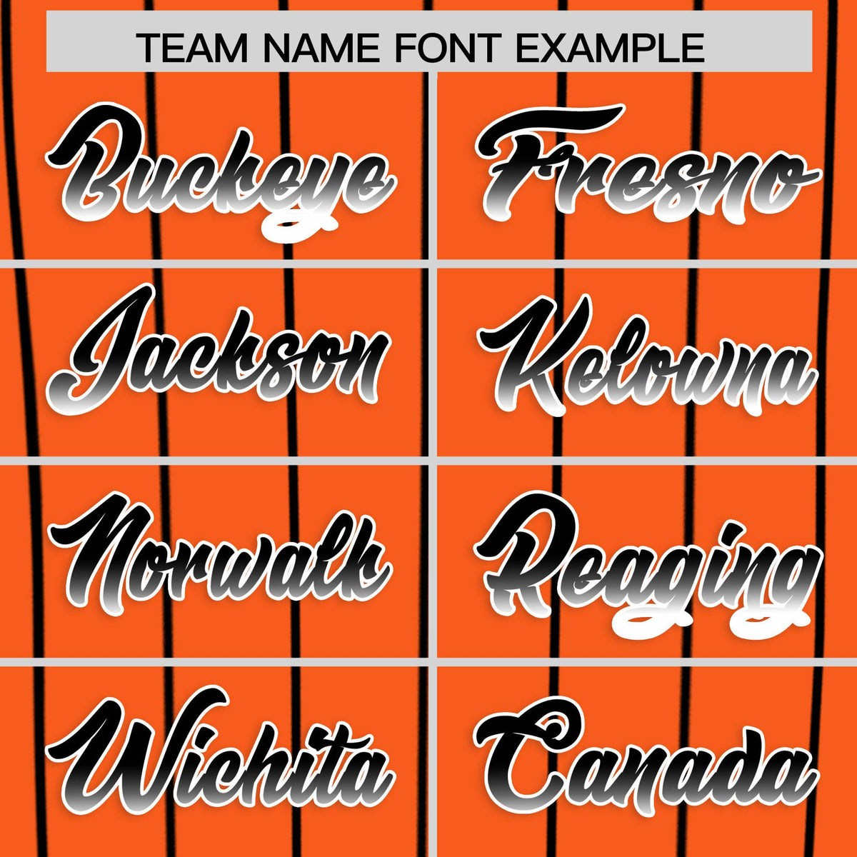 Custom Orange San-Francisco City Silhouette Authentic Baseball Jersey| KXKSHOP