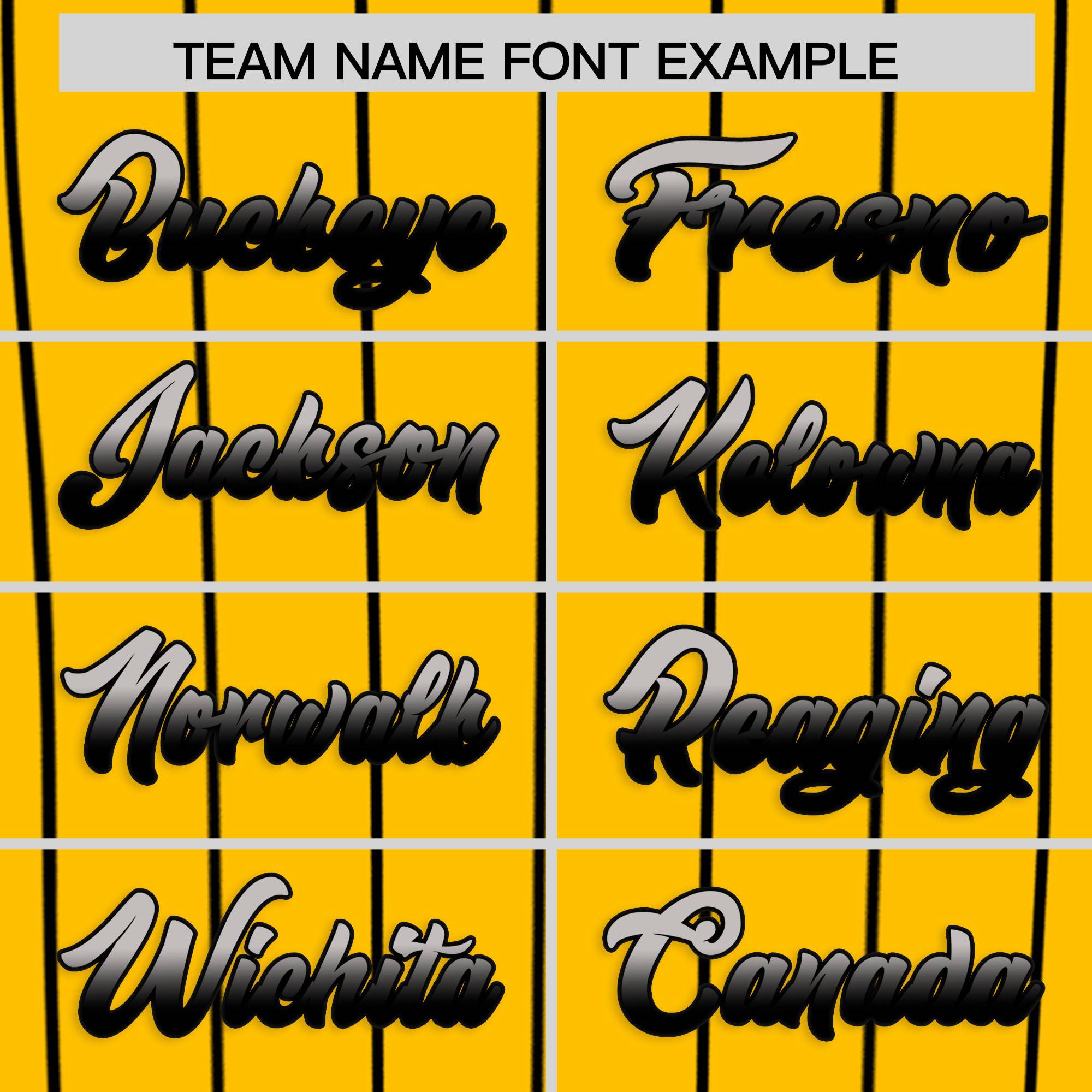 Custom Yellow Pittsburgh City Silhouette Authentic Baseball Jersey| KXKSHOP