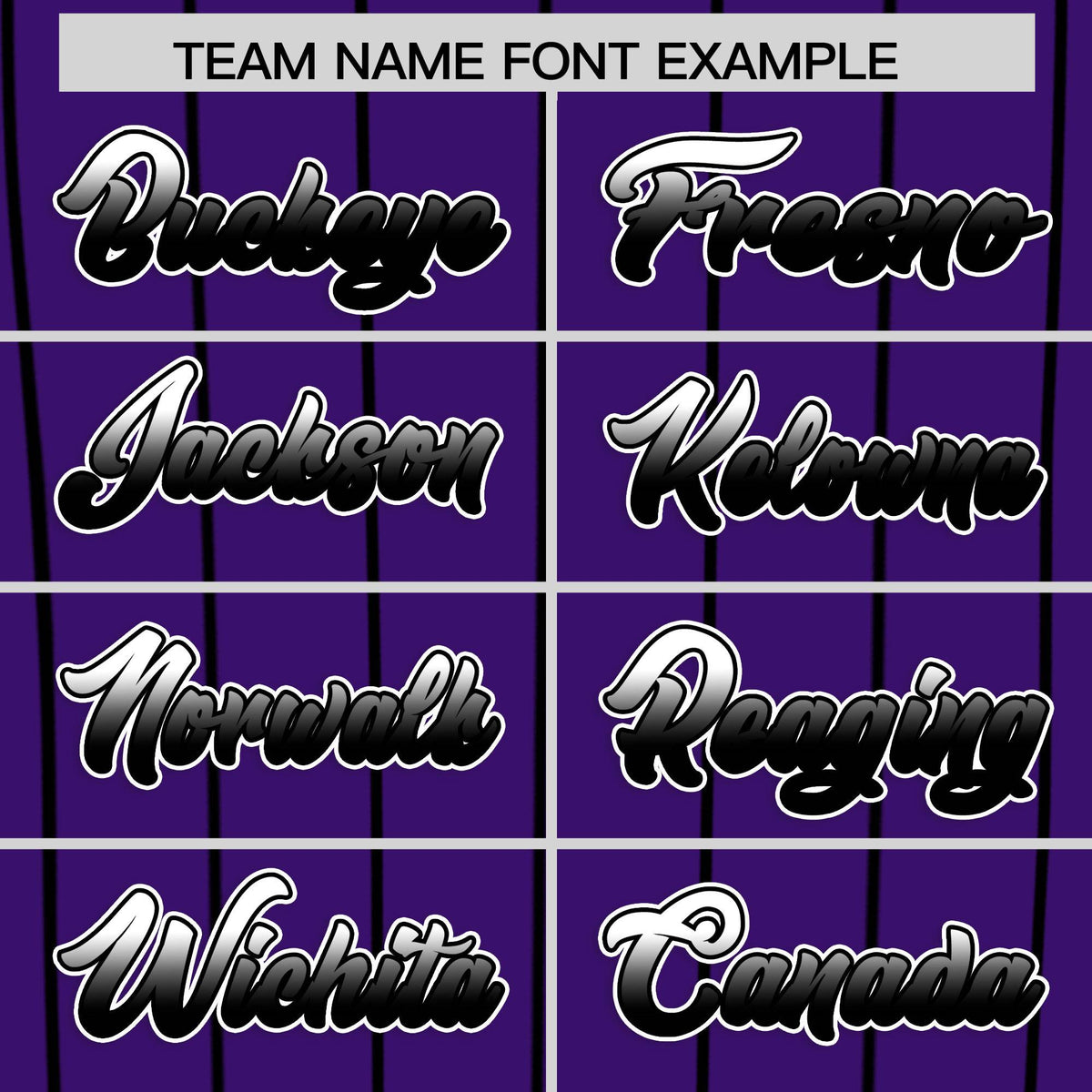 Custom Purple Denver City Silhouette Authentic Baseball Jersey| KXKSHOP