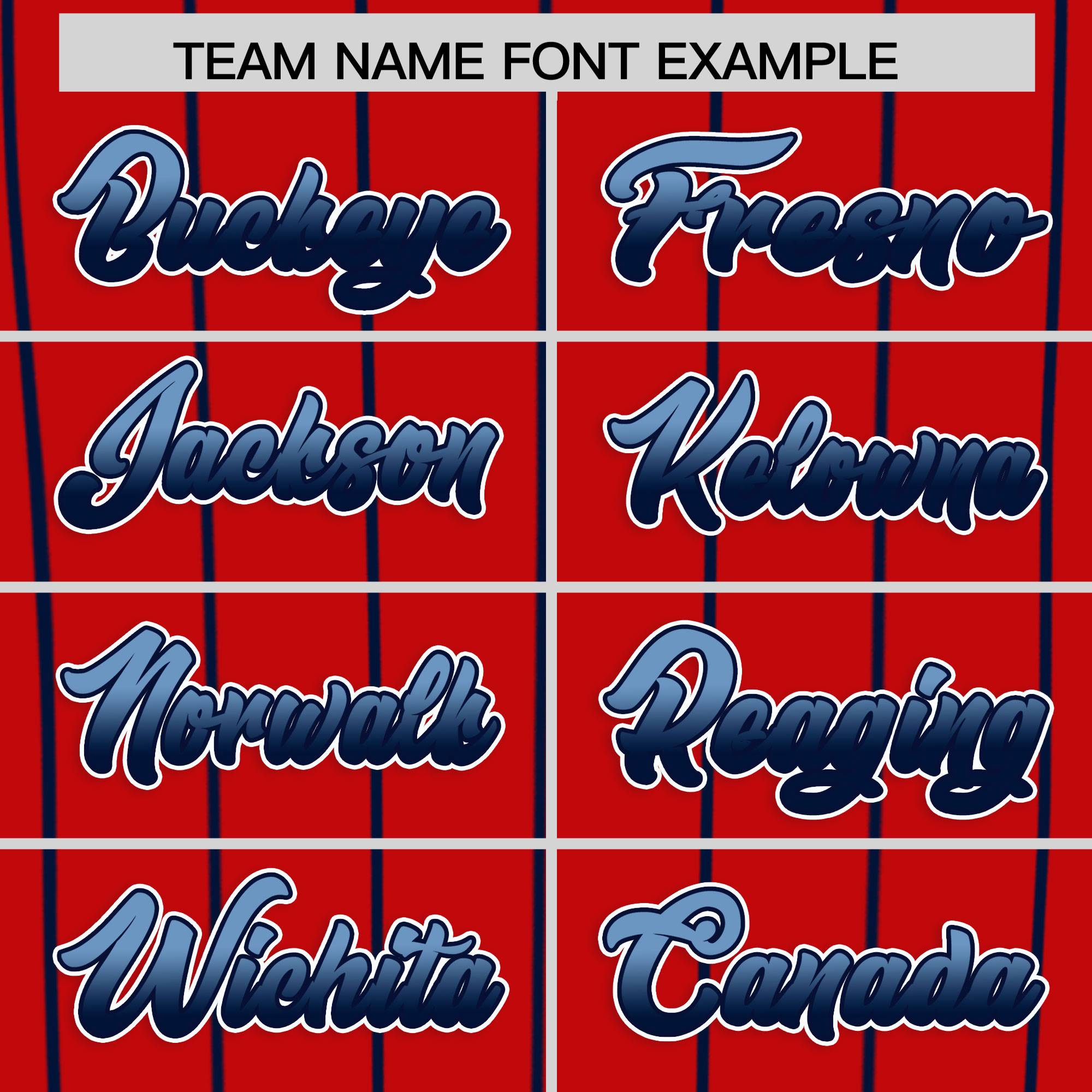 Custom Red Washington City Silhouette Authentic Baseball Jersey| KXKSHOP