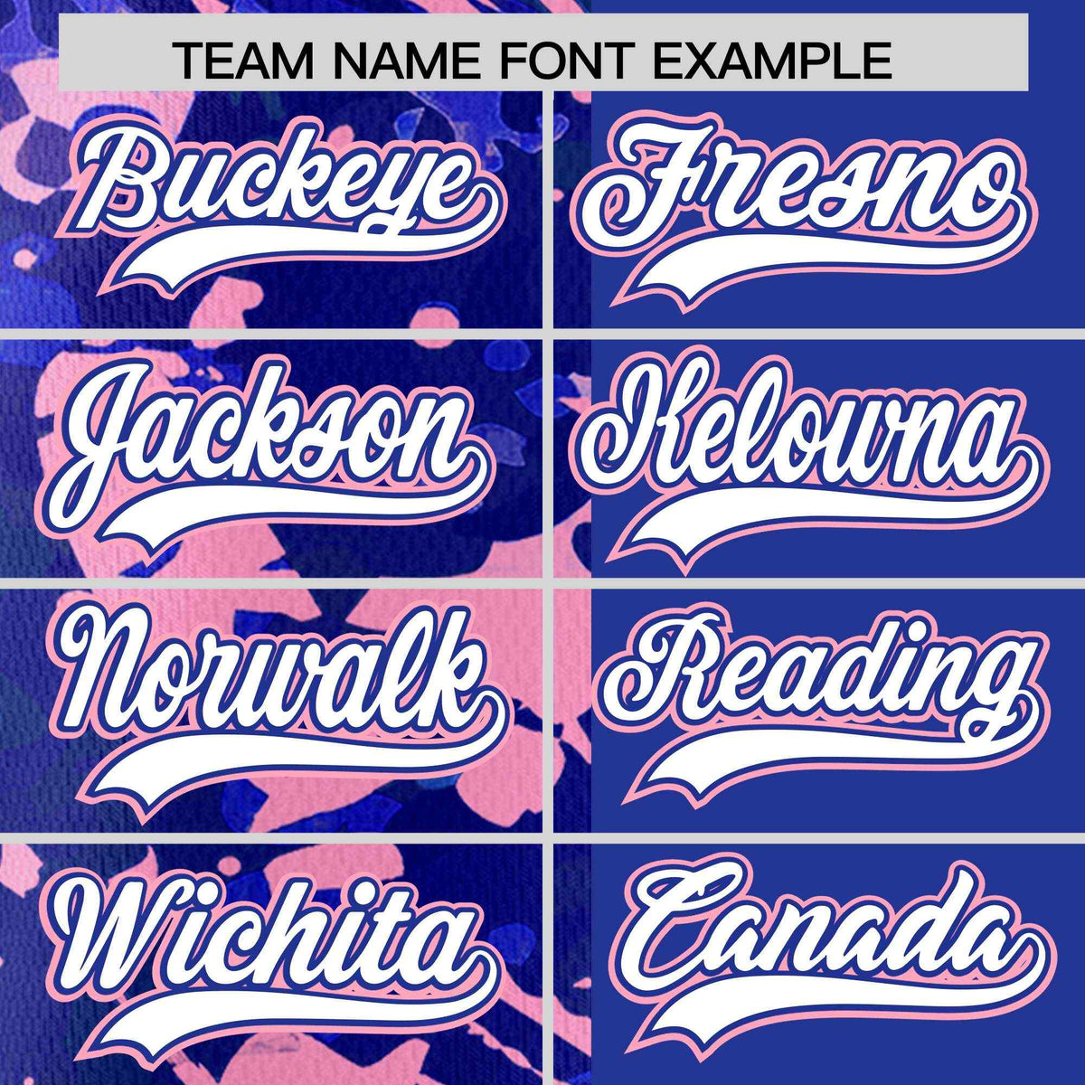 Custom Royal Light Pink Split Personalized Graffiti Raglan Sleeve Authentic Baseball Jersey