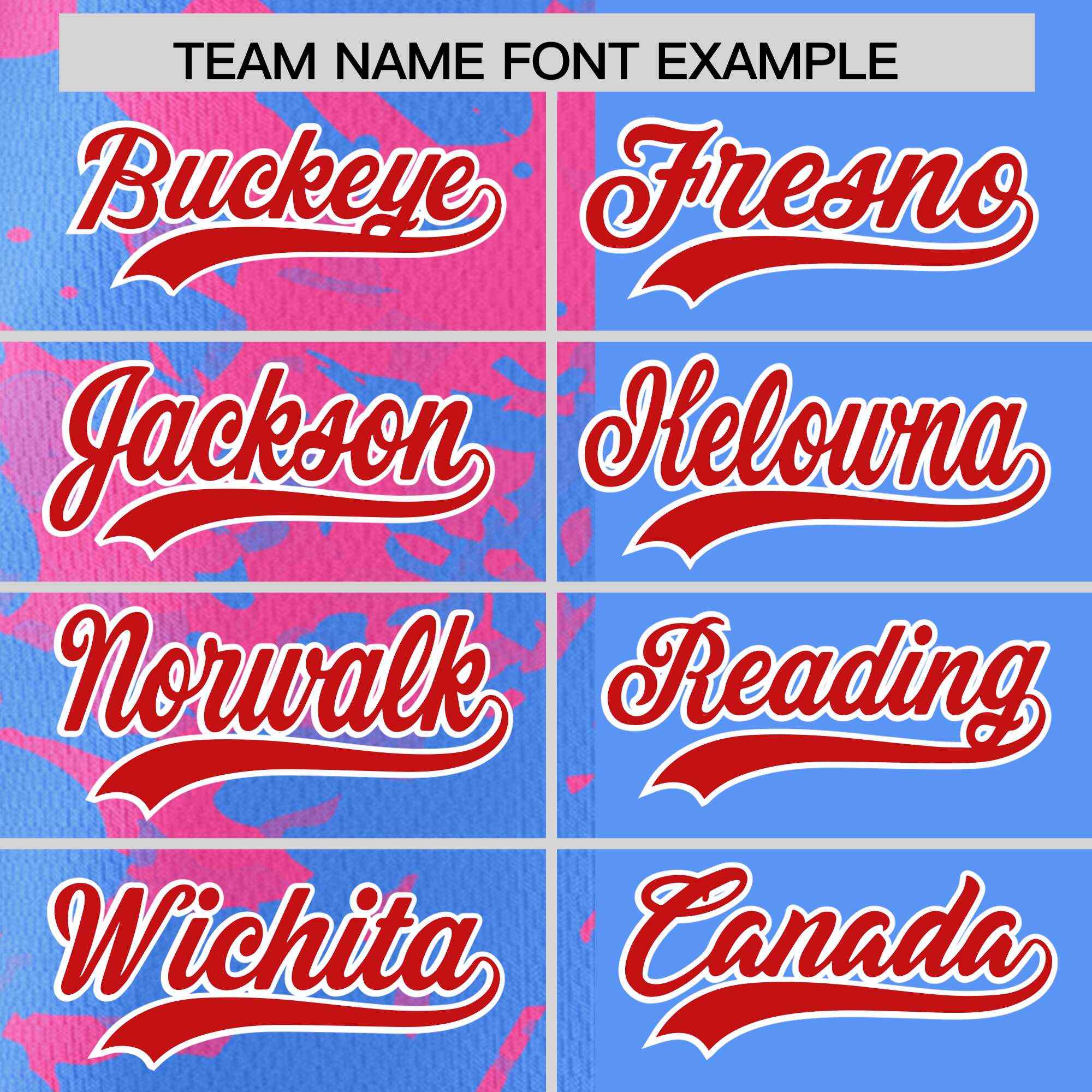 Custom Blue Pink Split Personalized Graffiti Raglan Sleeve Authentic Baseball Jersey