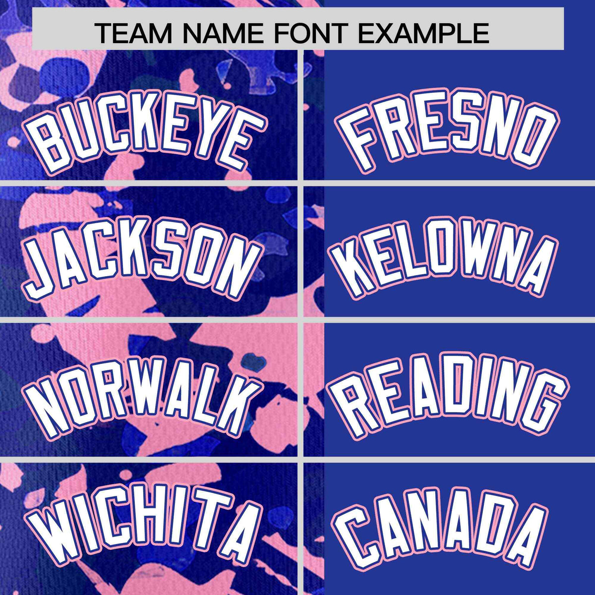 Custom Royal Light Pink Split Personalized Graffiti Raglan Sleeve Authentic Baseball Jersey