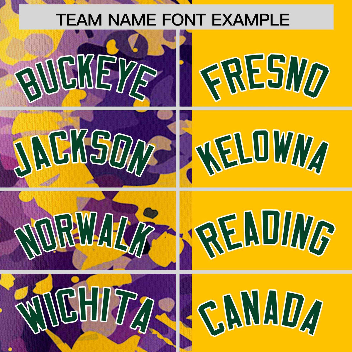 Custom Yellow Purple Split Personalized Graffiti Raglan Sleeve Authentic Baseball Jersey