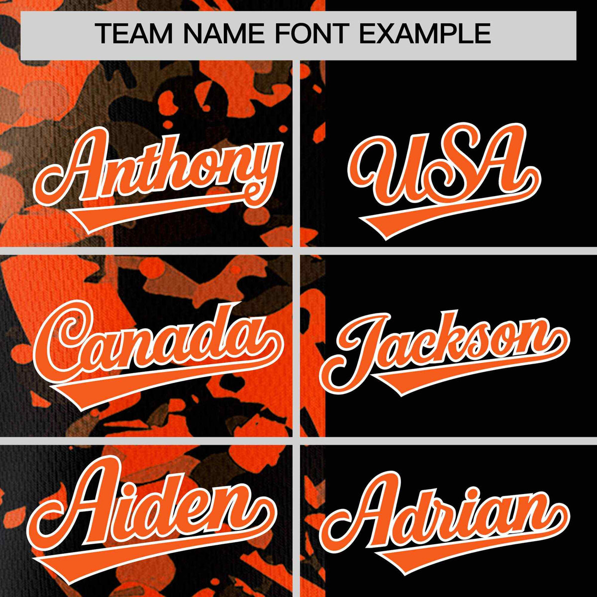 Custom Black Orange Split Personalized Graffiti Raglan Sleeve Authentic Baseball Jersey