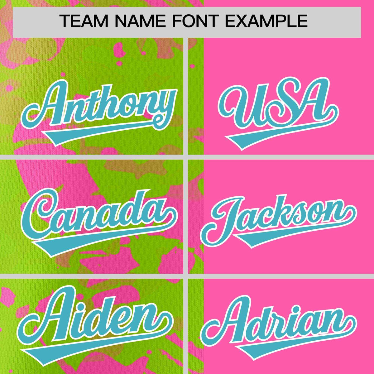 Custom Pink Neon Green Split Personalized Graffiti Raglan Sleeve Authentic Baseball Jersey