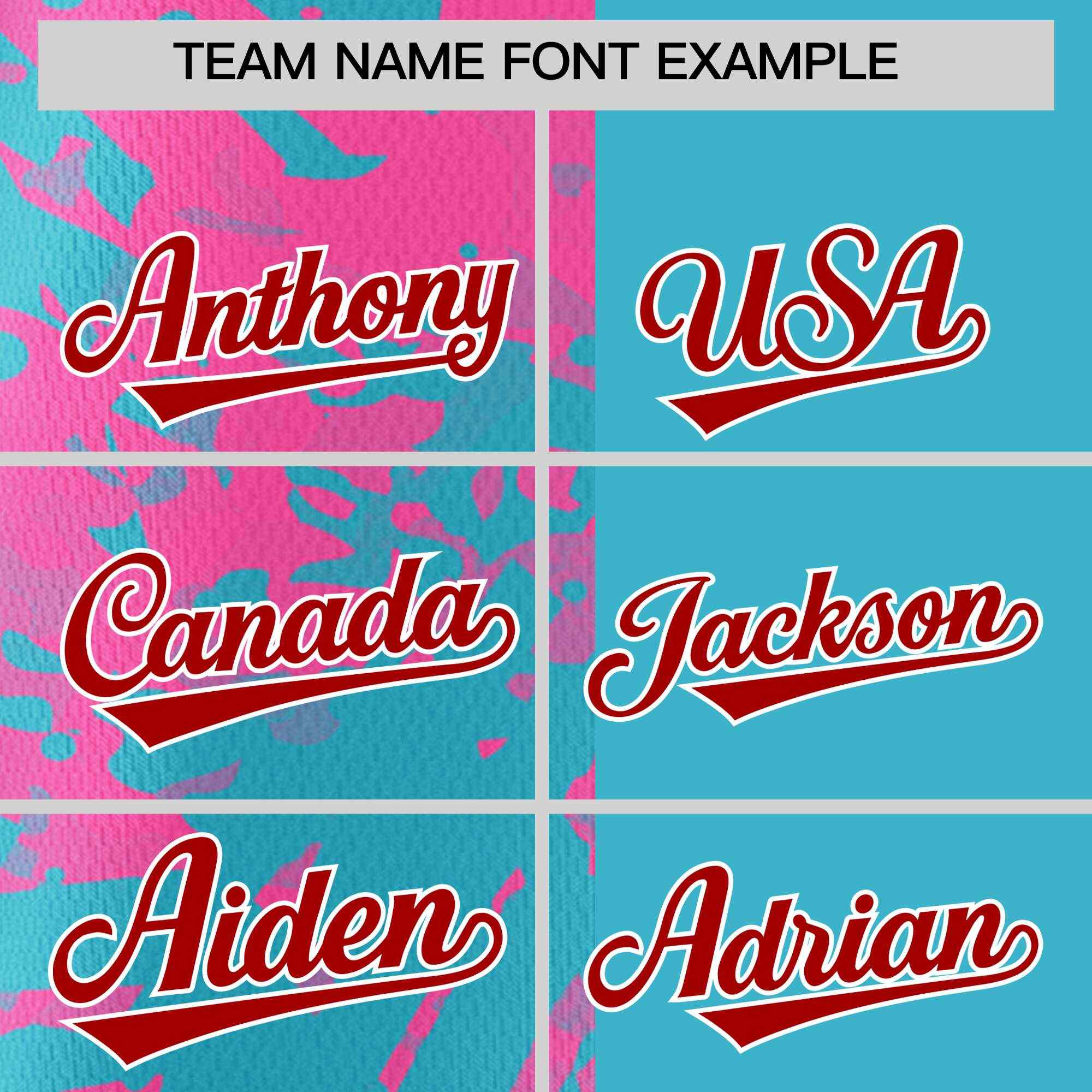 Custom Sky Blue Pink Split Personalized Graffiti Raglan Sleeve Authentic Baseball Jersey