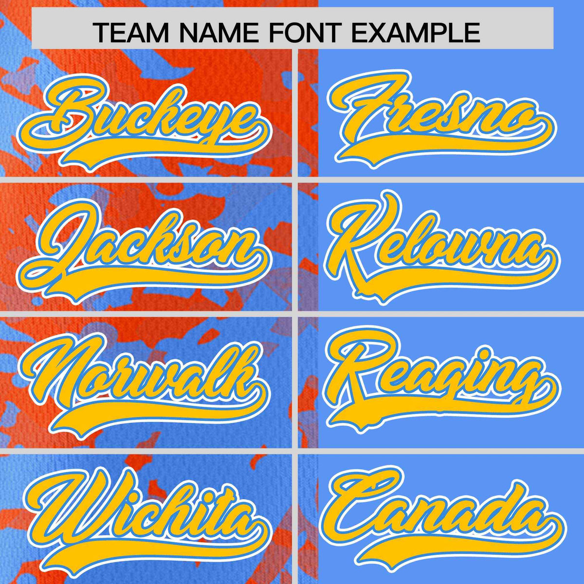 Custom Blue Orange Split Personalized Graffiti Raglan Sleeve Authentic Baseball Jersey