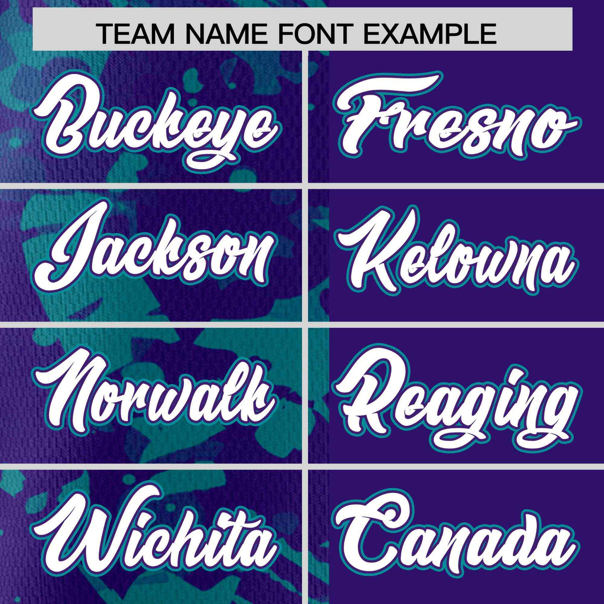 Custom Purple Teal Split Personalized Graffiti Raglan Sleeve Authentic Baseball Jersey