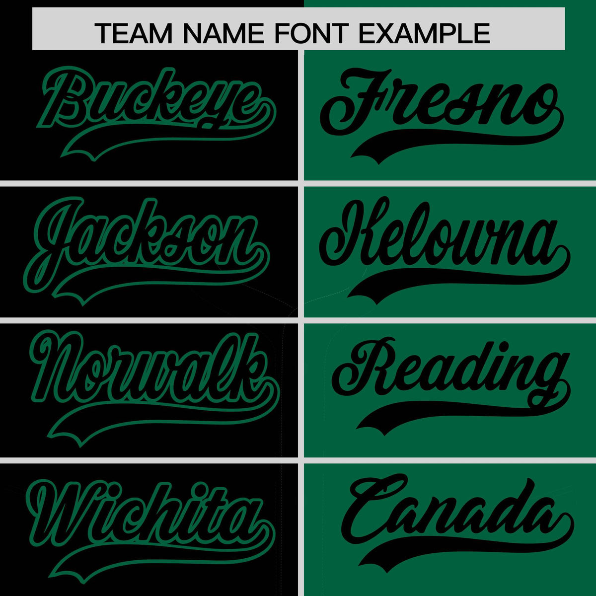 Custom Black Kelly Green Split Fashion Coconut Tree Design Authentic Baseball Jersey| KXKSHOP