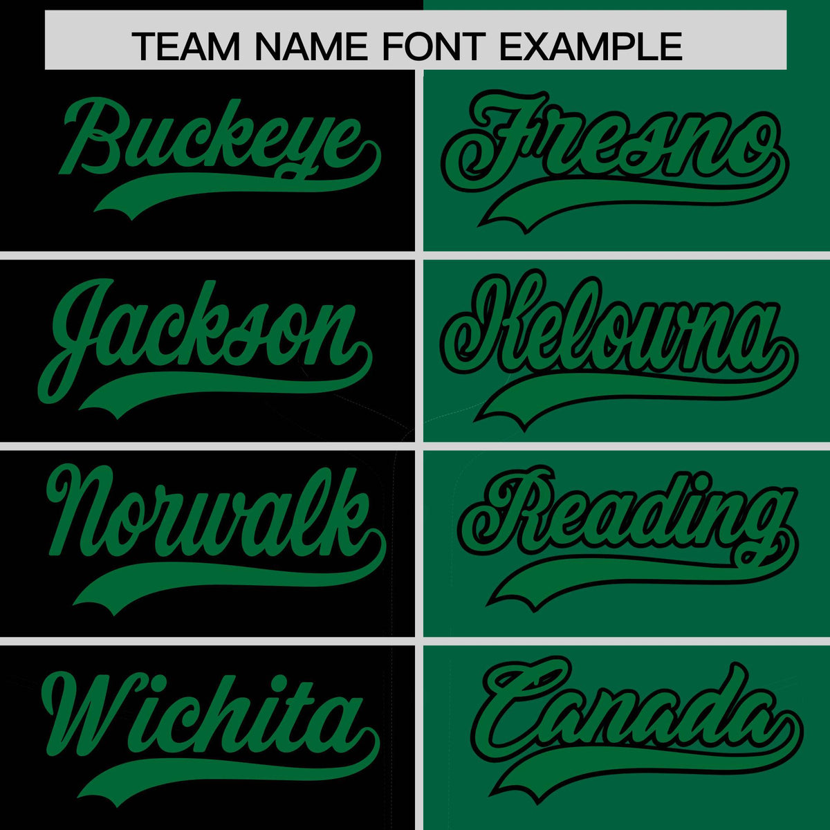 Custom Black Kelly Green Split Fashion Coconut Tree Design Authentic Baseball Jersey| KXKSHOP