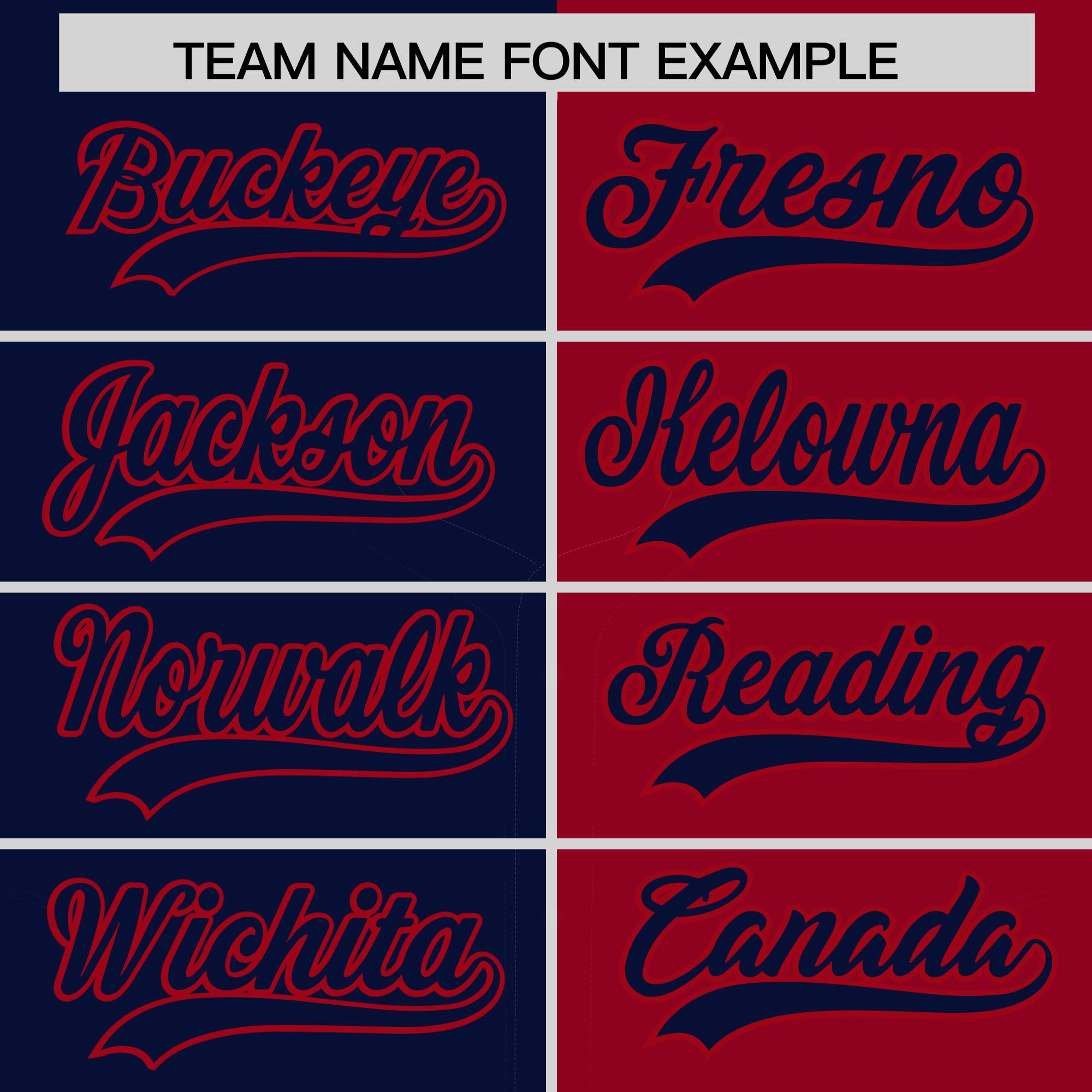 Custom Navy Red Split Fashion Coconut Tree Design Authentic Baseball Jersey| KXKSHOP