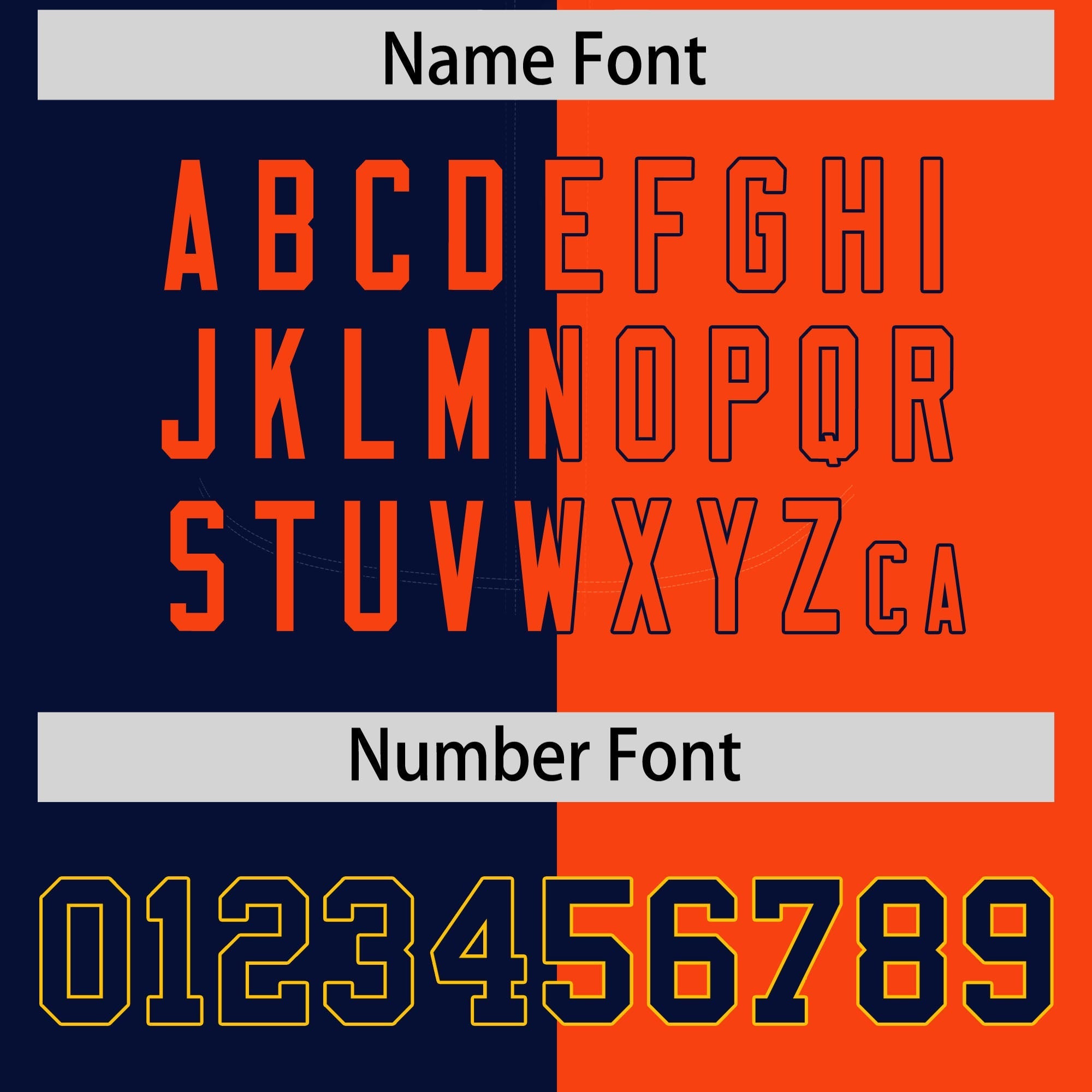 Custom Navy Orange Split Fashion Coconut Tree Design Authentic Baseball Jersey| KXKSHOP