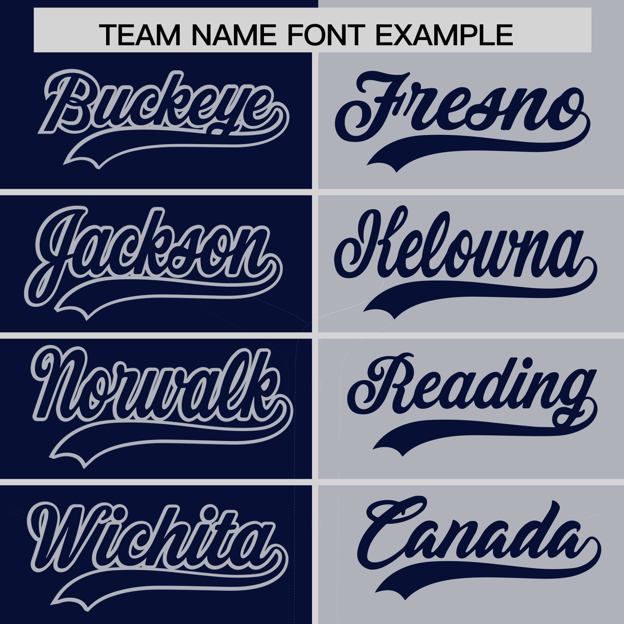 Custom Navy Gray Split Fashion Coconut Tree Design Authentic Baseball Jersey| KXKSHOP