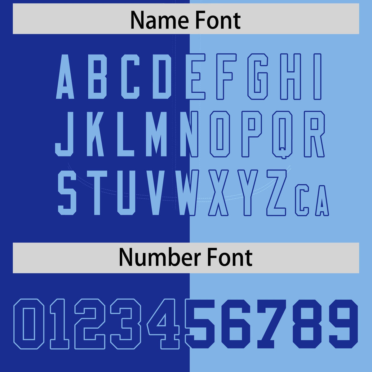 Custom Royal Powder Blue Split Fashion Coconut Tree Design Authentic Baseball Jersey| KXKSHOP