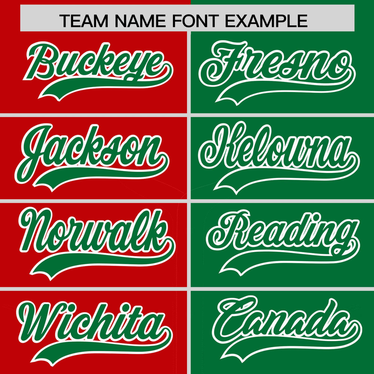 Custom Red Kelly Green Split Fashion Coconut Tree Design Authentic Baseball Jersey| KXKSHOP