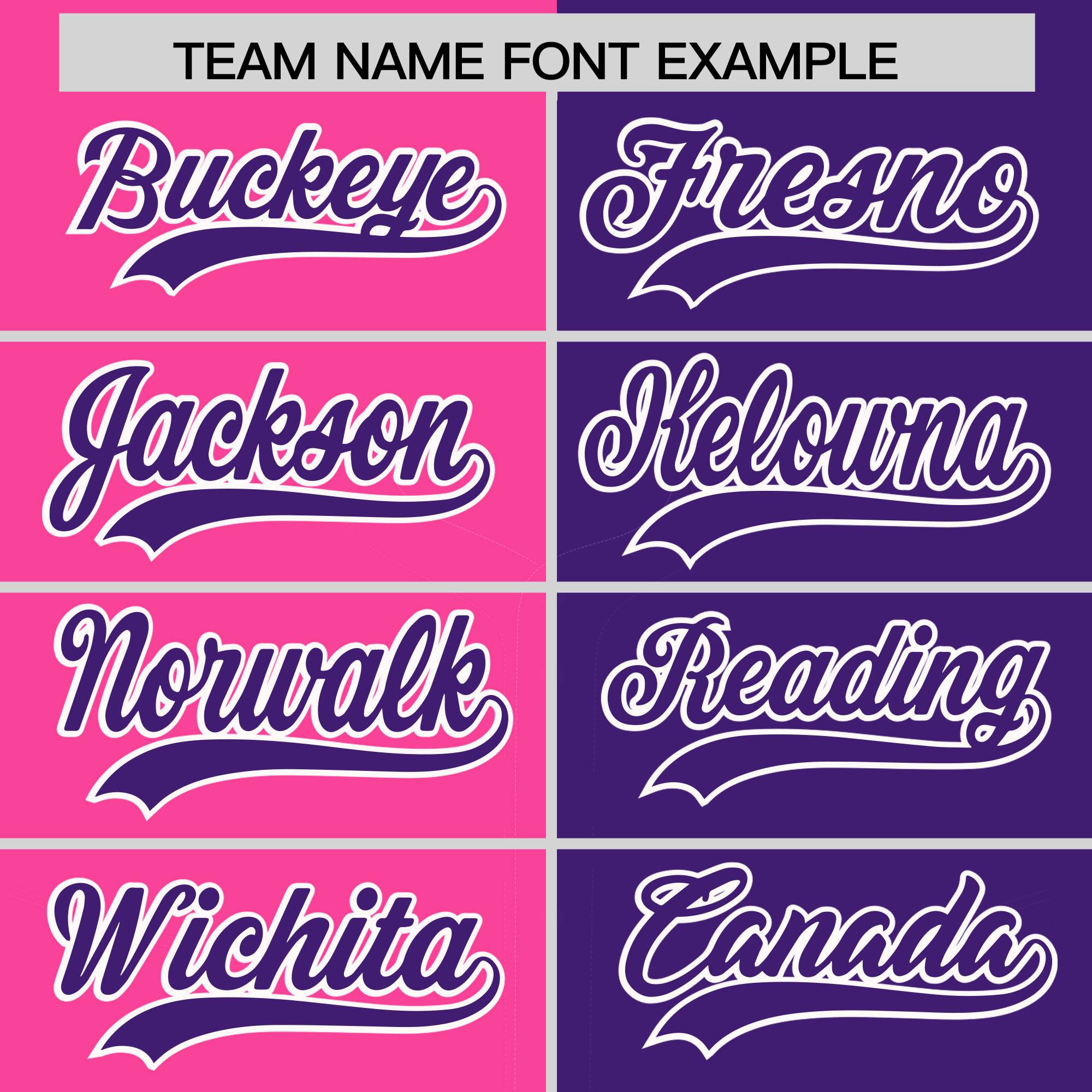 Custom Pink Purple Split Fashion Coconut Tree Design Authentic Baseball Jersey| KXKSHOP