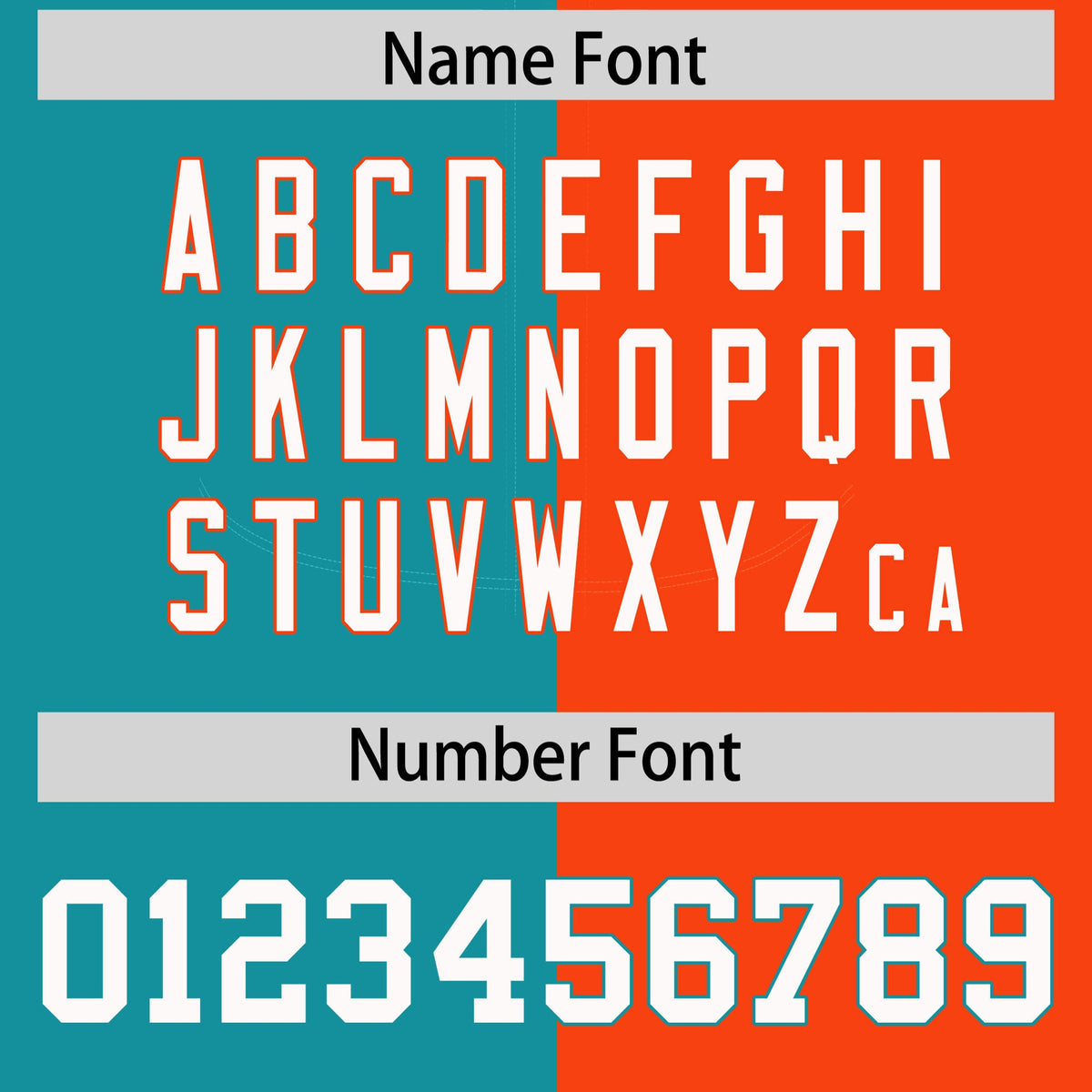 Custom Aqua Orange Split Fashion Coconut Tree Design Authentic Baseball Jersey| KXKSHOP