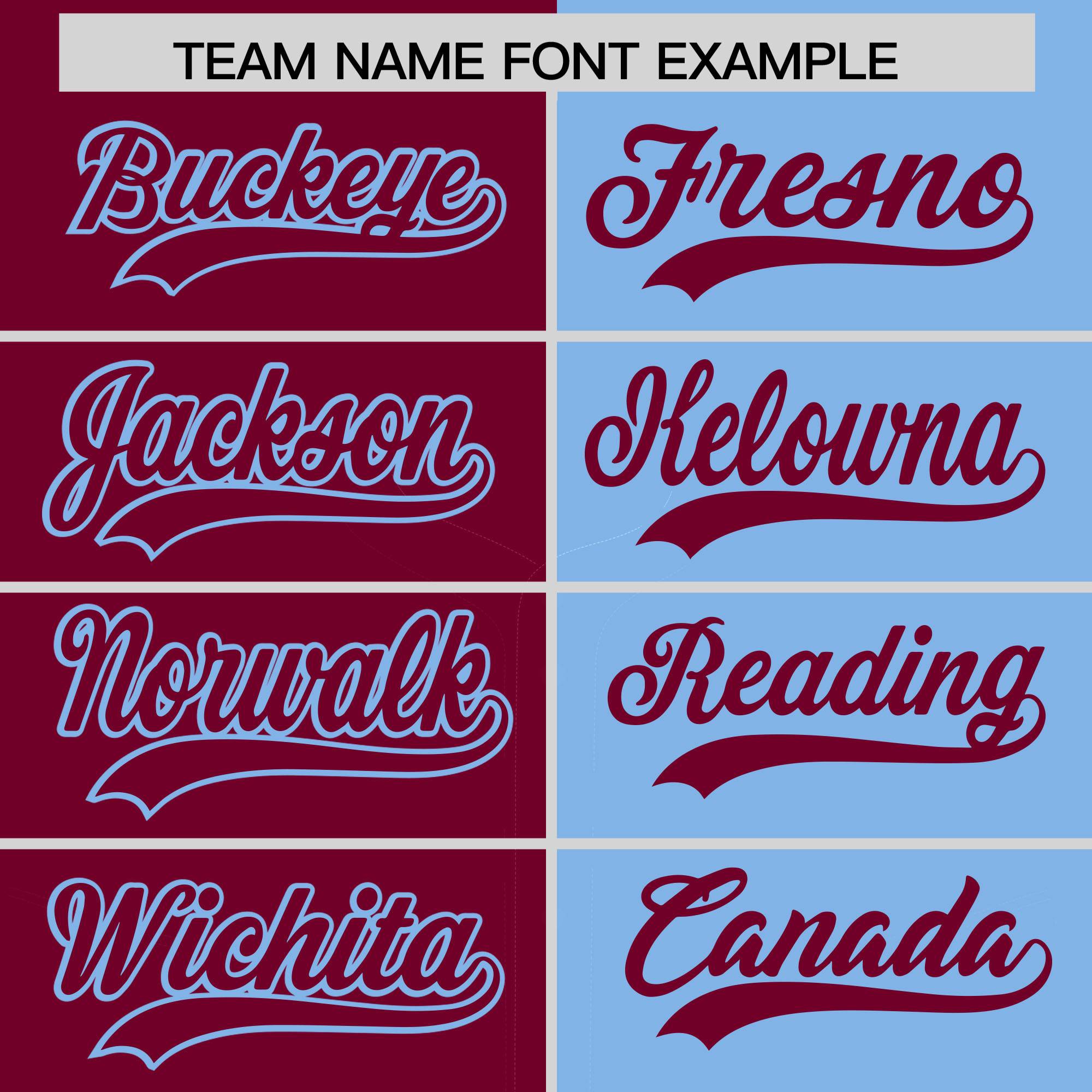 Custom Crimson Powder Blue Split Fashion Coconut Tree Design Authentic Baseball Jersey| KXKSHOP