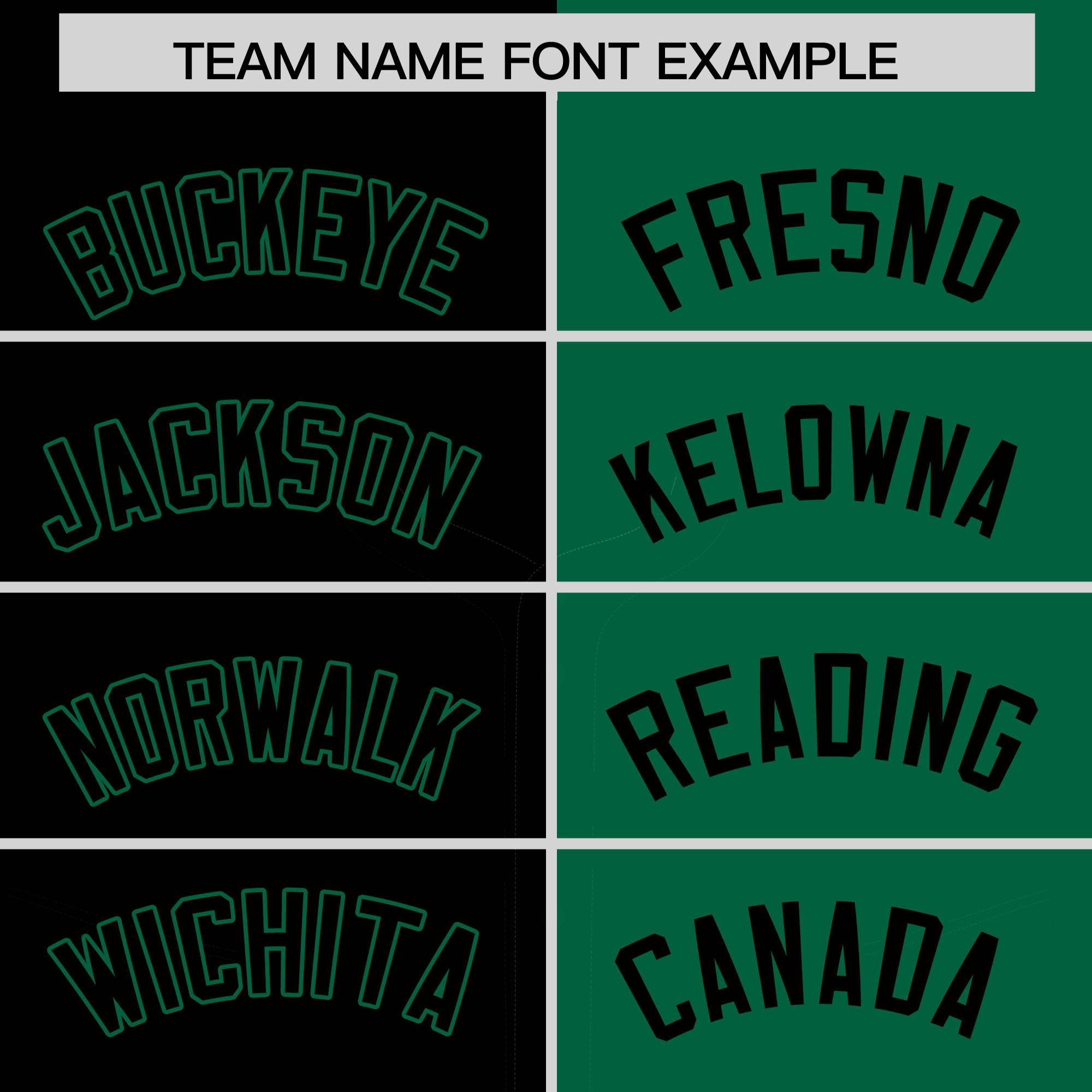 Custom Black Kelly Green Split Fashion Coconut Tree Design Authentic Baseball Jersey| KXKSHOP