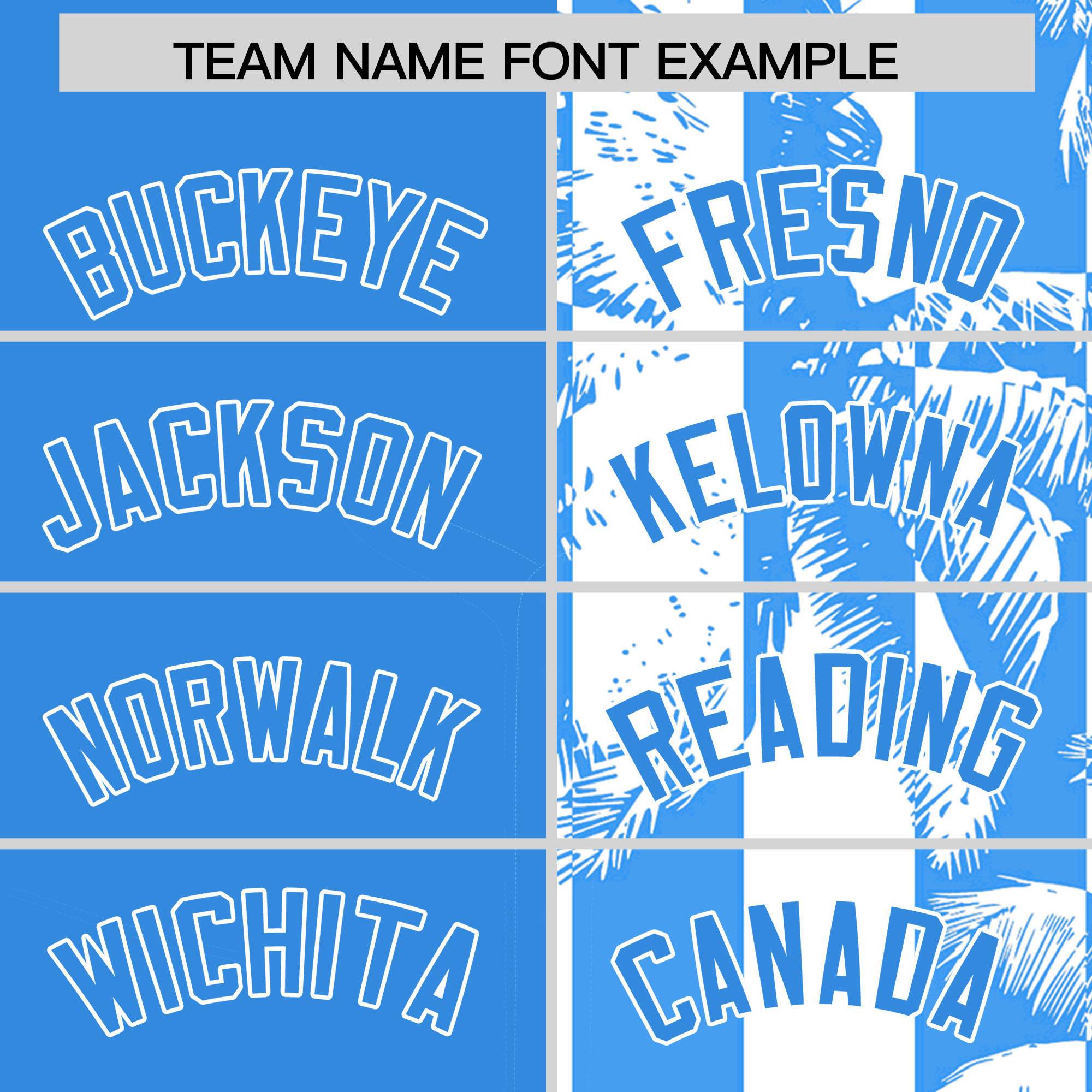 Custom Powder Blue White Split Fashion Coconut Tree Design Authentic Baseball Jersey| KXKSHOP