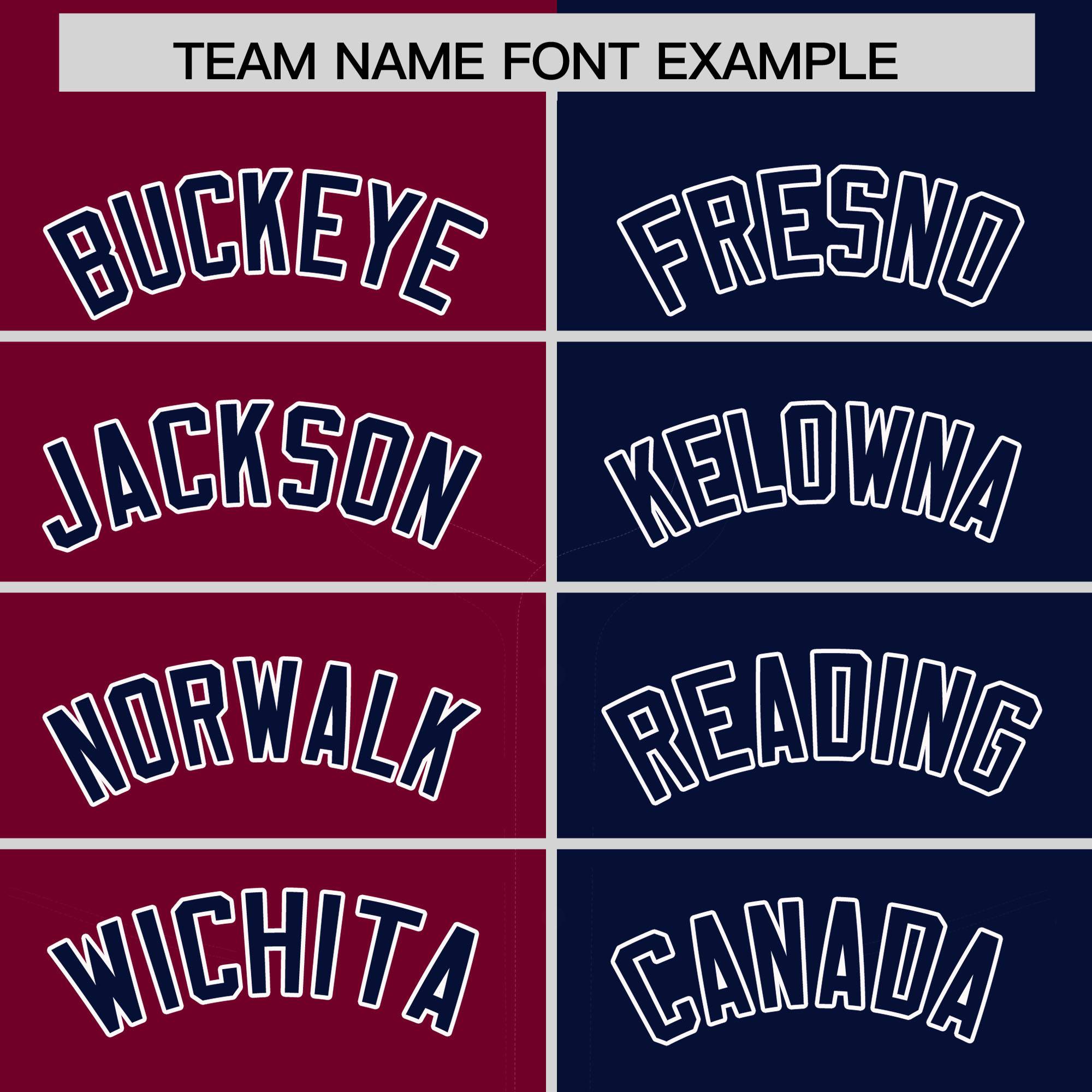 Custom Crimson Navy Split Fashion Coconut Tree Design Authentic Baseball Jersey| KXKSHOP