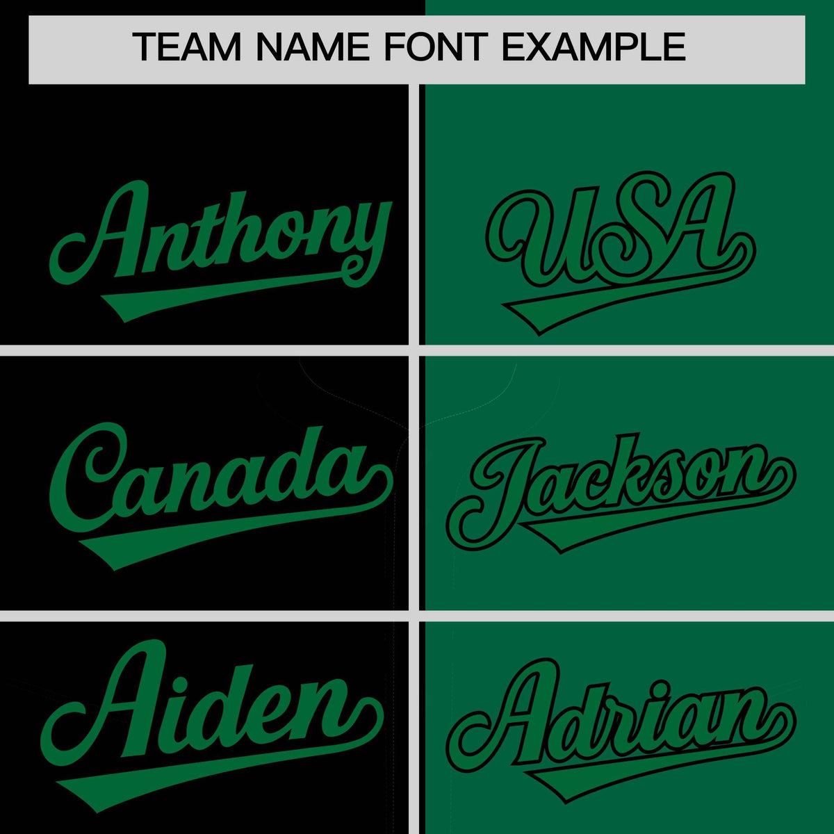 Custom Black Kelly Green Split Fashion Coconut Tree Design Authentic Baseball Jersey| KXKSHOP