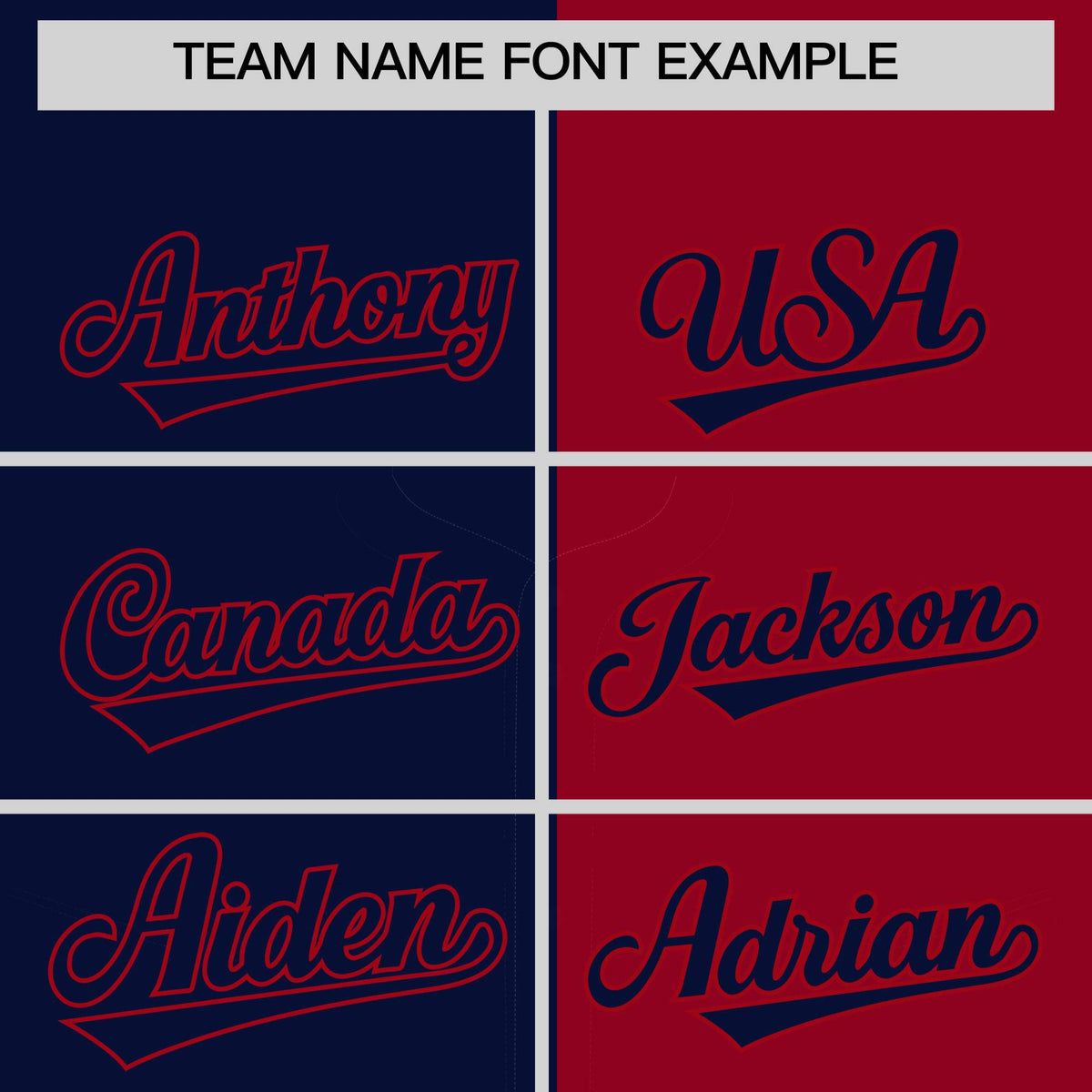 Custom Navy Red Split Fashion Coconut Tree Design Authentic Baseball Jersey| KXKSHOP