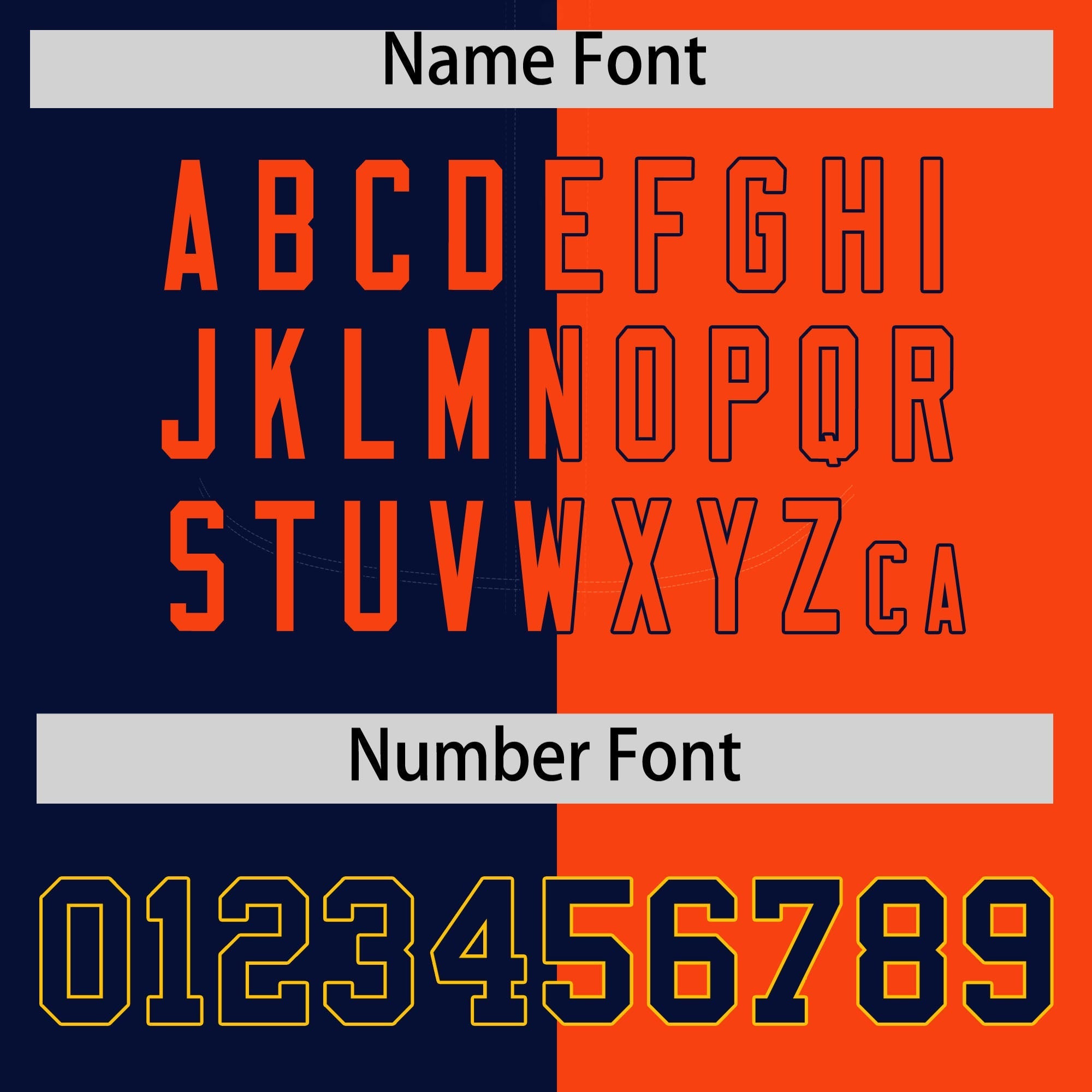 Custom Navy Orange Split Fashion Coconut Tree Design Authentic Baseball Jersey| KXKSHOP