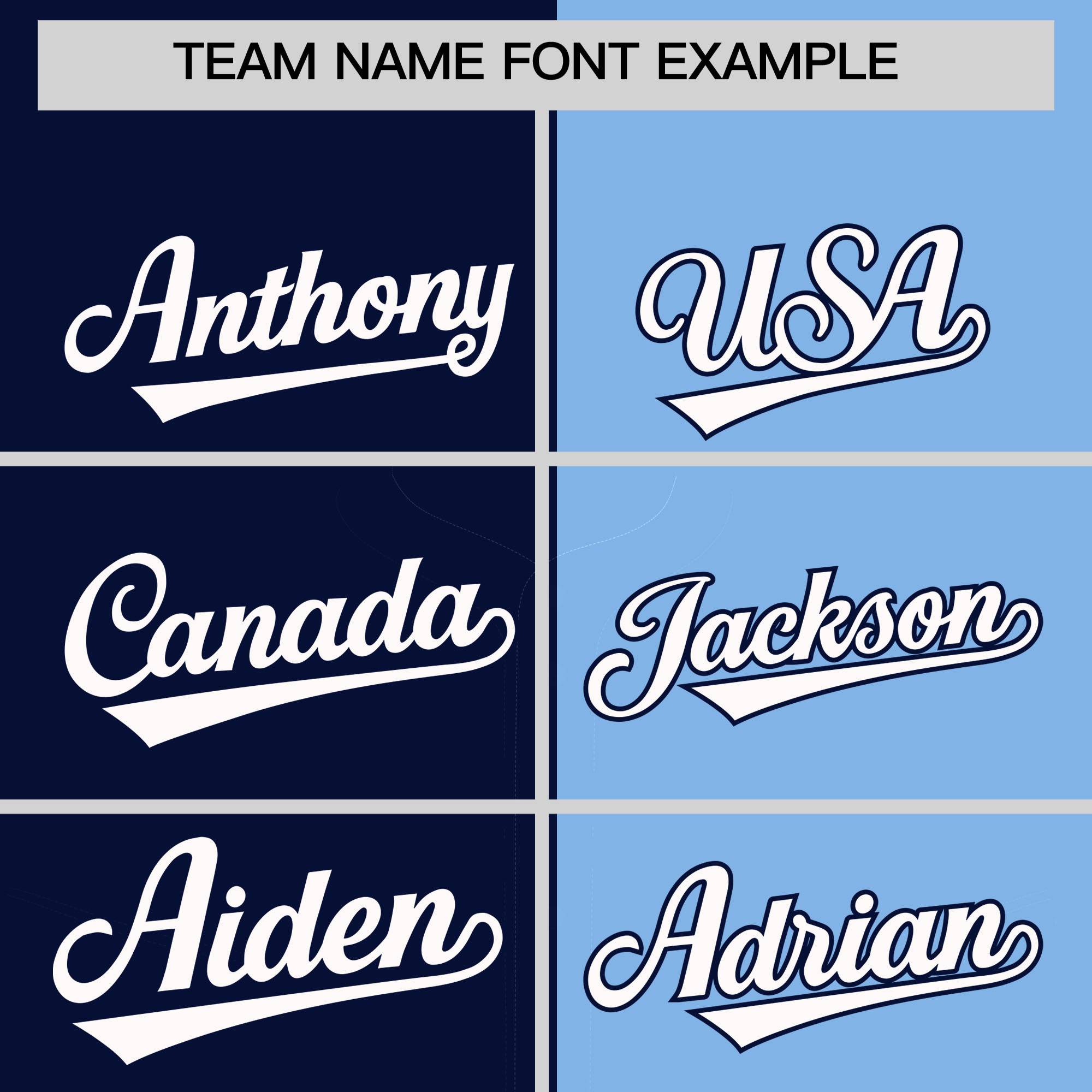 Custom Navy Powder Blue Split Fashion Coconut Tree Design Authentic Baseball Jersey| KXKSHOP