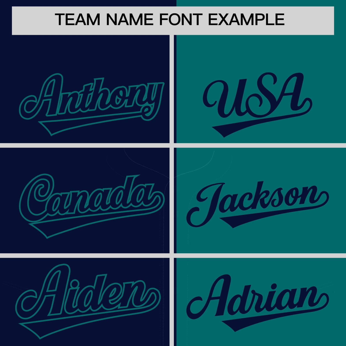 Custom Navy Aqua Split Fashion Coconut Tree Design Authentic Baseball Jersey| KXKSHOP