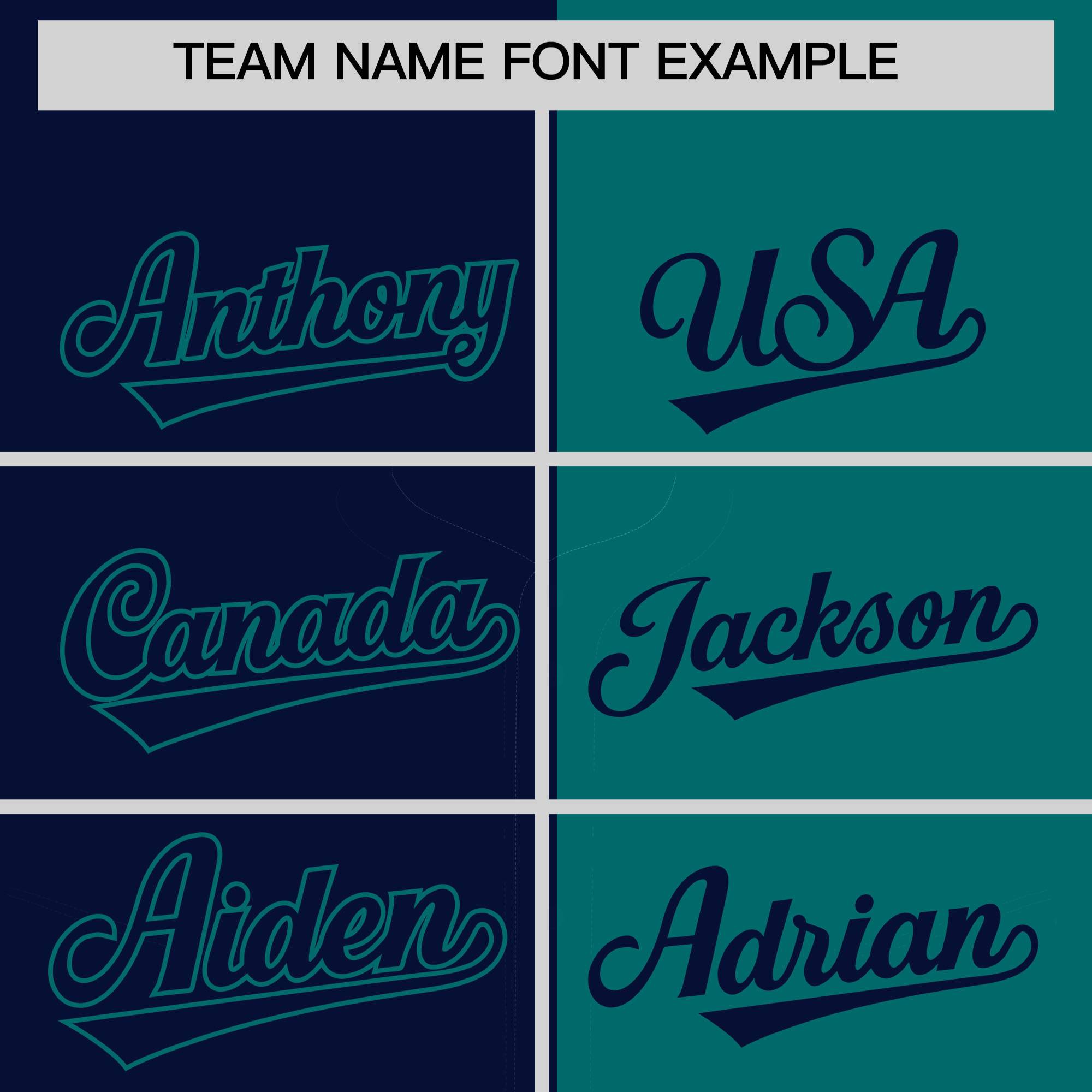 Custom Navy Aqua Split Fashion Coconut Tree Design Authentic Baseball Jersey| KXKSHOP