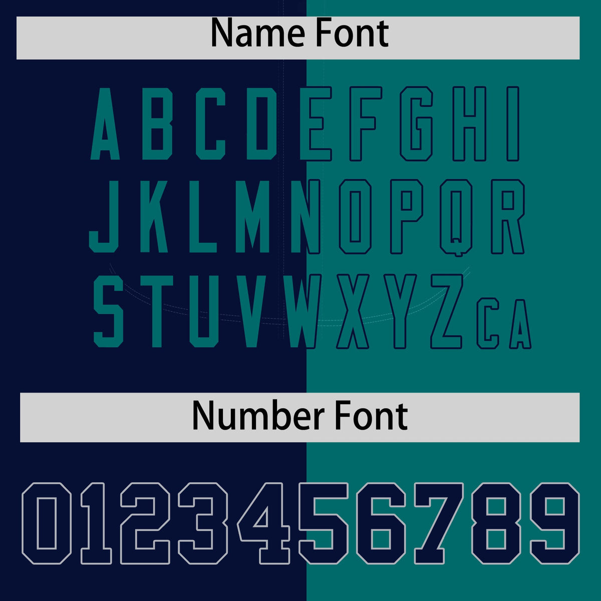 Custom Navy Aqua Split Fashion Coconut Tree Design Authentic Baseball Jersey| KXKSHOP